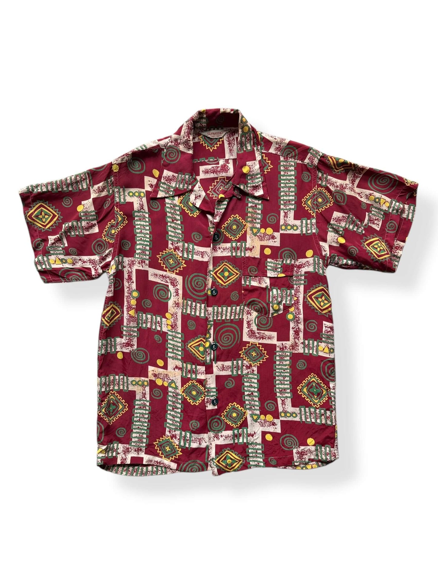 Front of Vintage Spartan Abstract Aloha SZ S