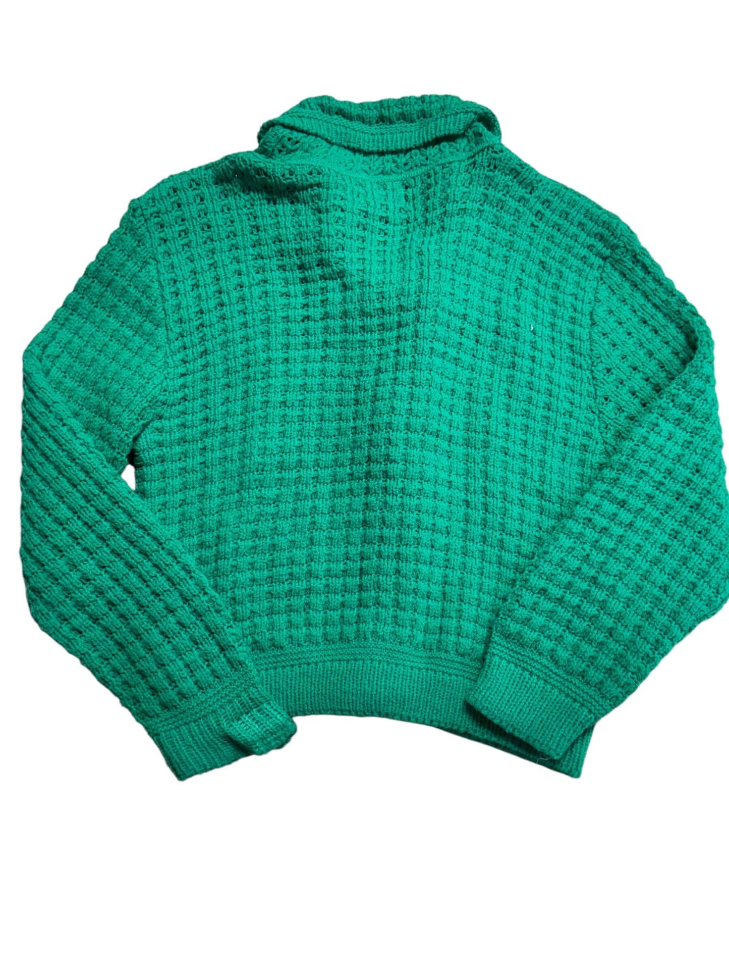 Back view of 1960s "Luxury of Cashmere" Orlon Sayelle Cardigan M