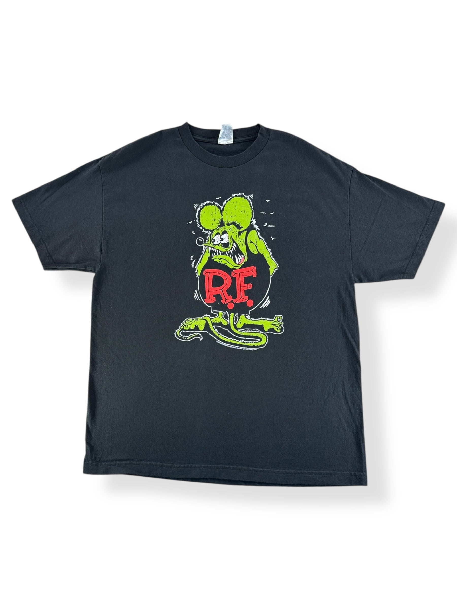 Front of Vintage Ed "Big Daddy" Roth Rat Fink Tee SZ L