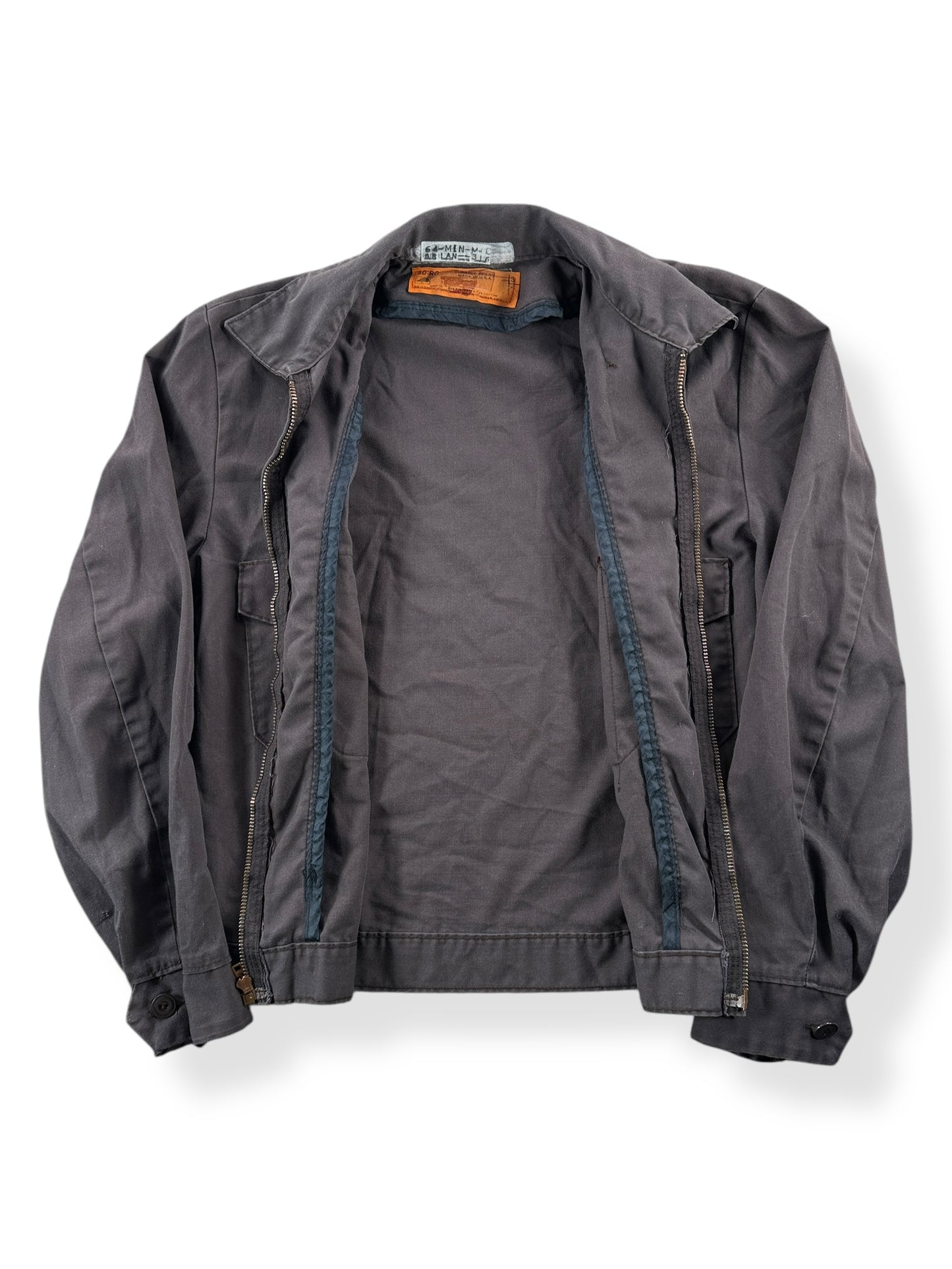 Inside of Vintage "Bill" Brown Red Kap Work Jacket SZ 40