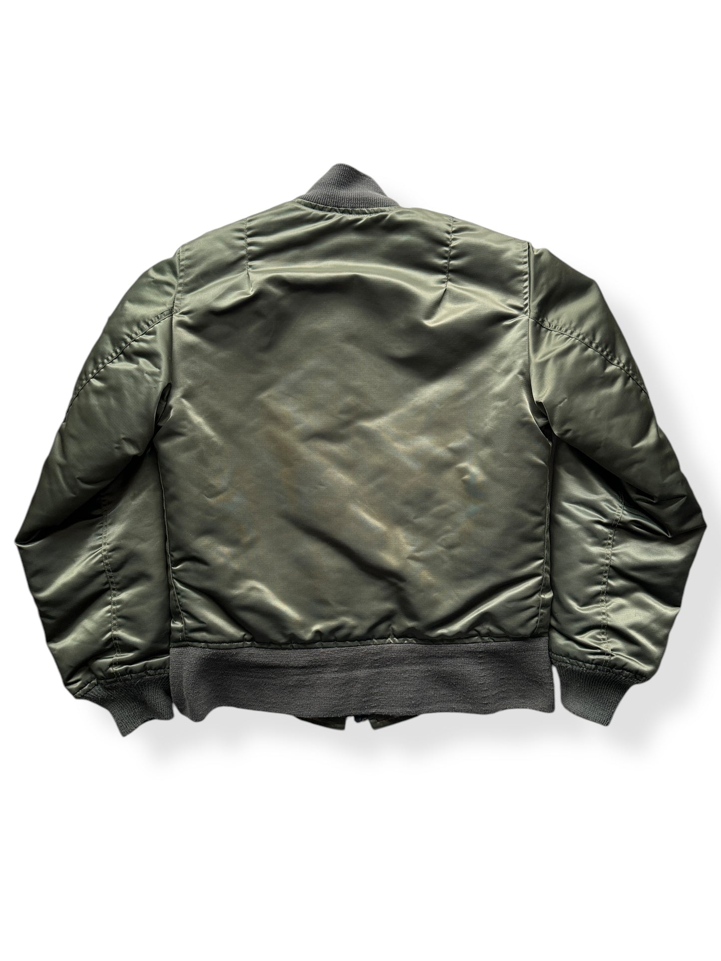 Back of Vintage MA-1 Flight Jacket SZ XS