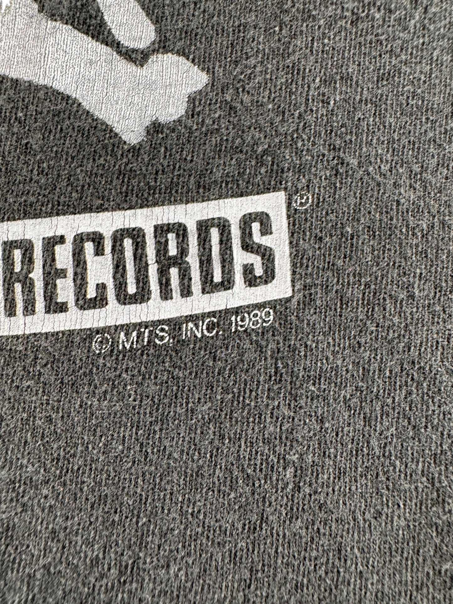 Trademark on Vintage Tower Records Rhythm & Blues Tee SZ M