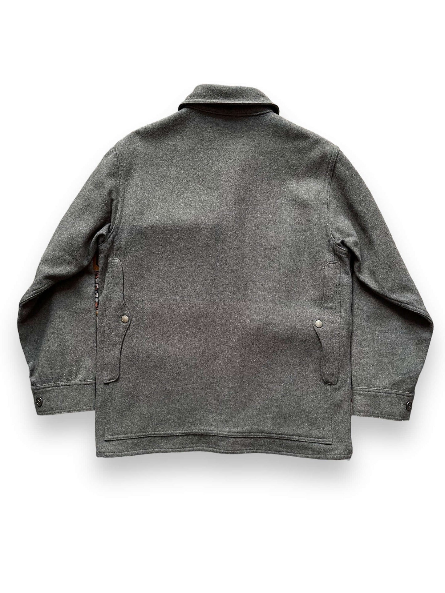 back of Vintage Union Made Forsett Filson Mackinaw Cruiser SZ 36