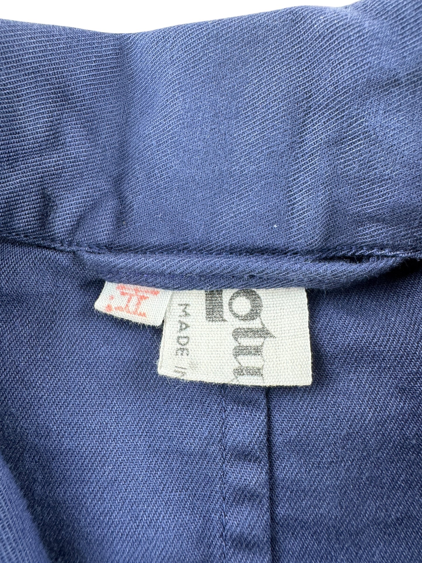 Tag on Vintage Dark Blue French Chore Coat SZ M