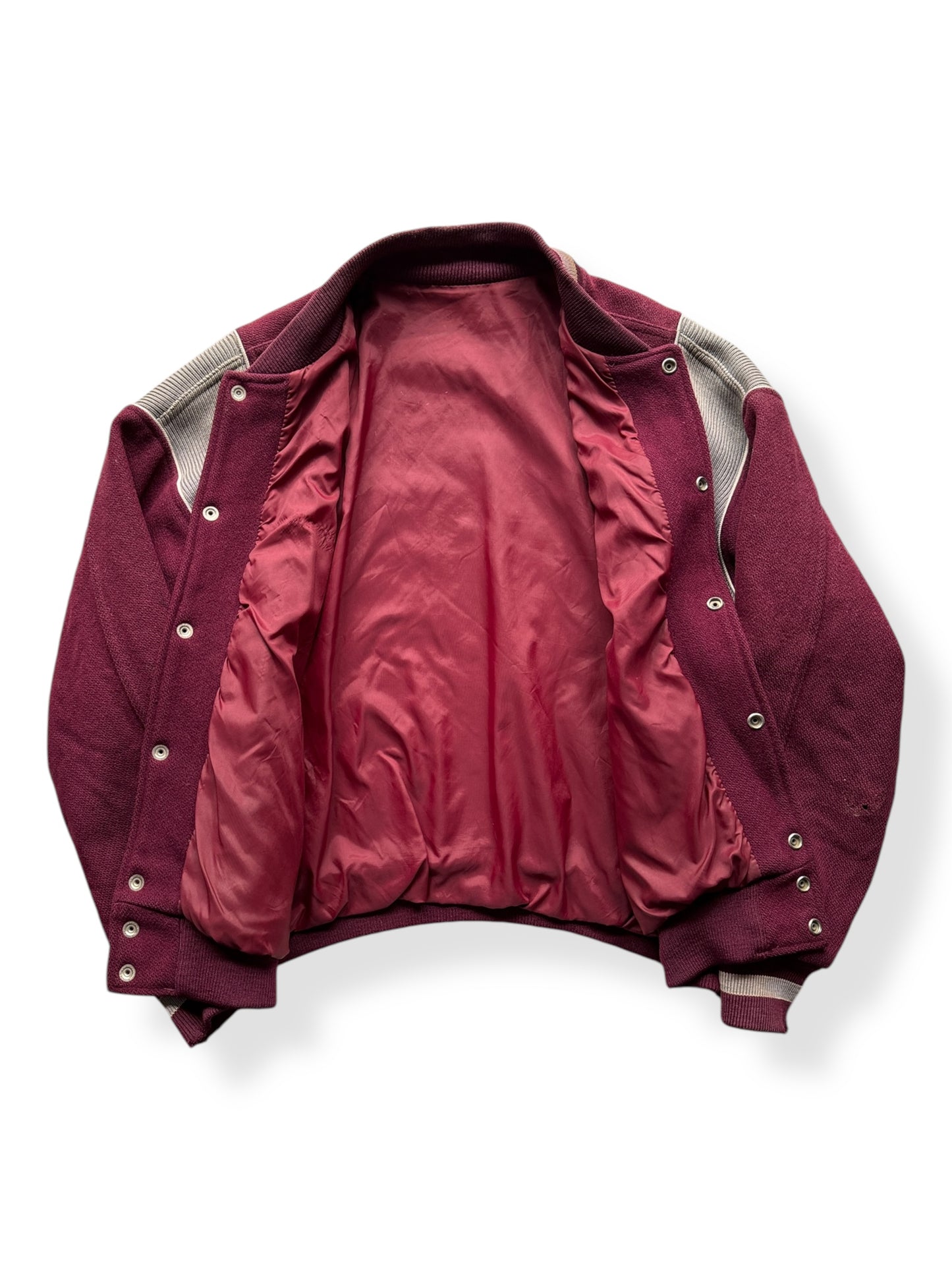 Inside of Vintage W Varsity Jacket SZ XXL