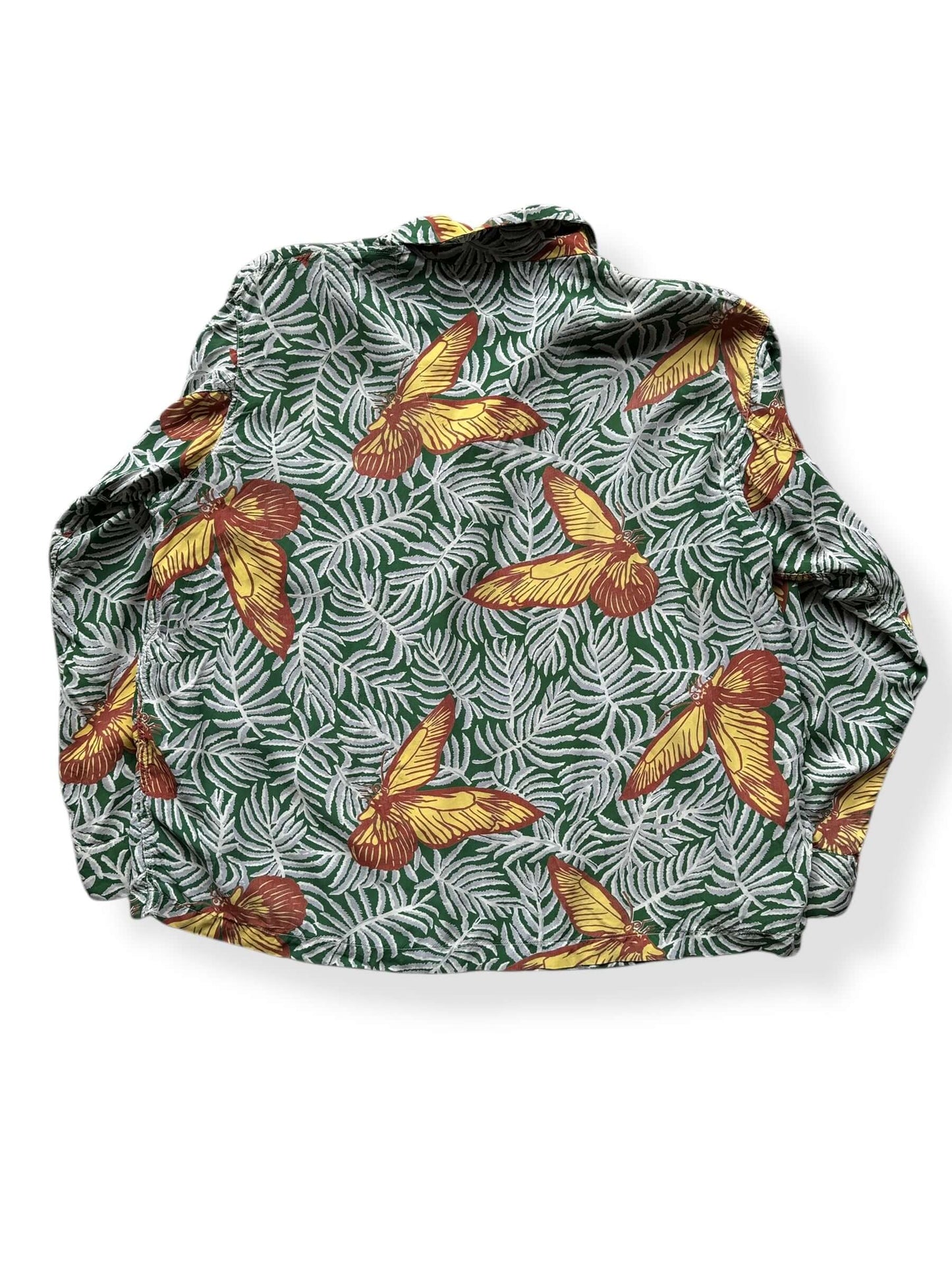 Back of Vintage Butterfly Fixer Aloha SZ XXL AS IS