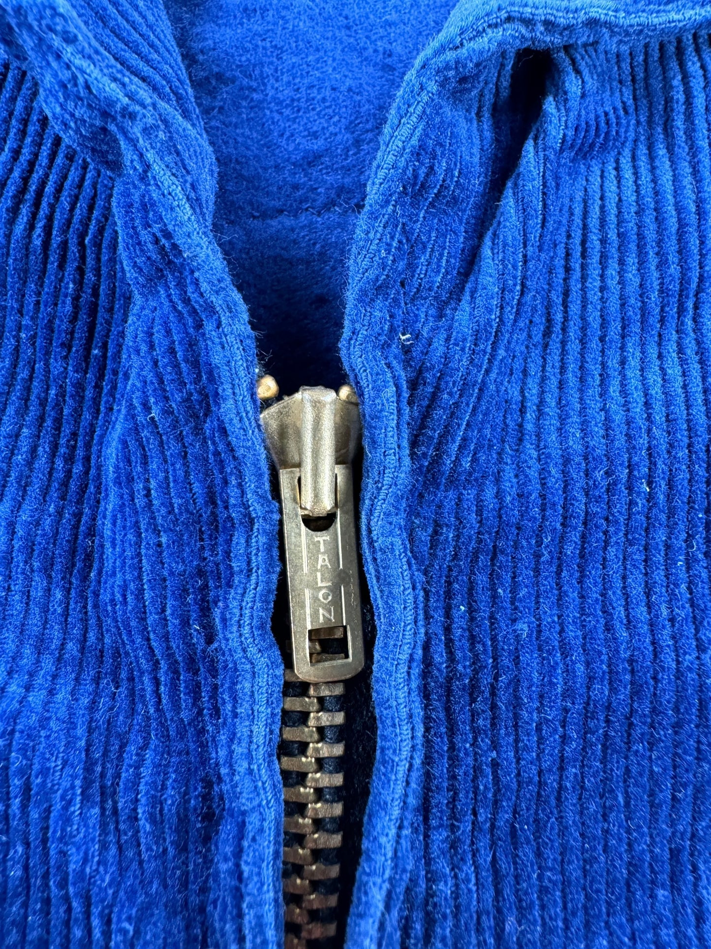 Zipper on Vintage Harris Lake Park Iowa FFA Jacket SZ S