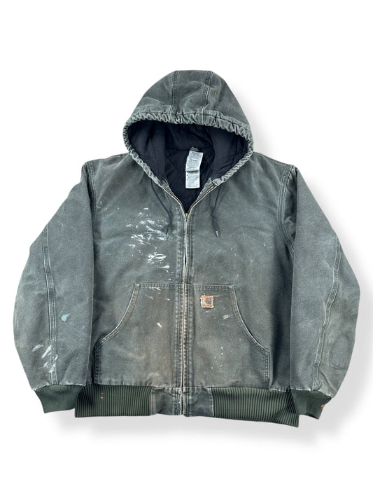 Front of Carhartt Moss Green Thrasher Jacket SZ XL
