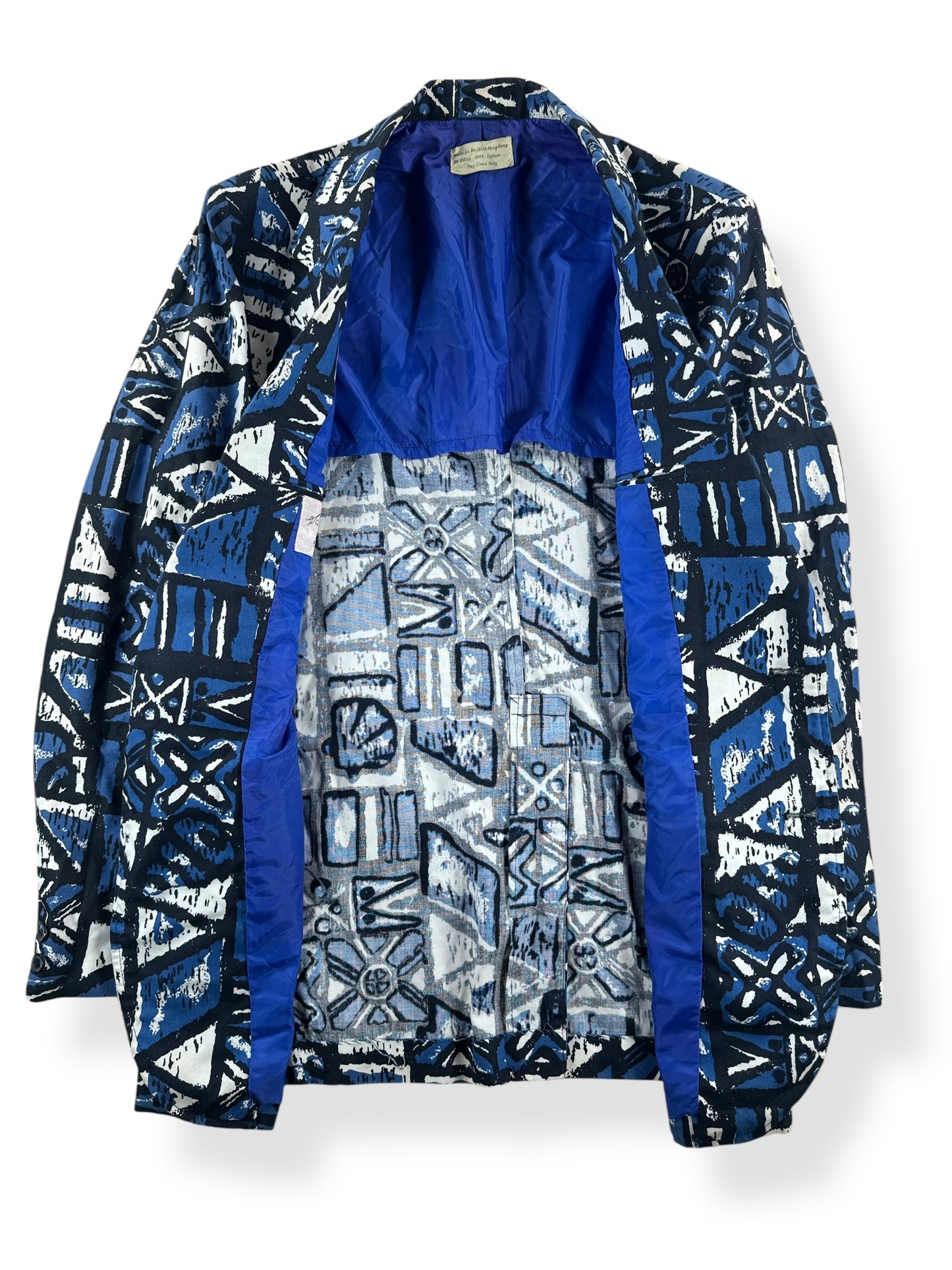 Inside of Vintage Blue Sandwich Isles Jacket SZ 40L