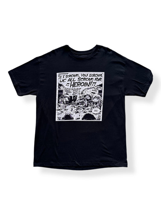 Front of Peter Bagge Buddy Bradley Hate Comics I Scream Tee SZ XL