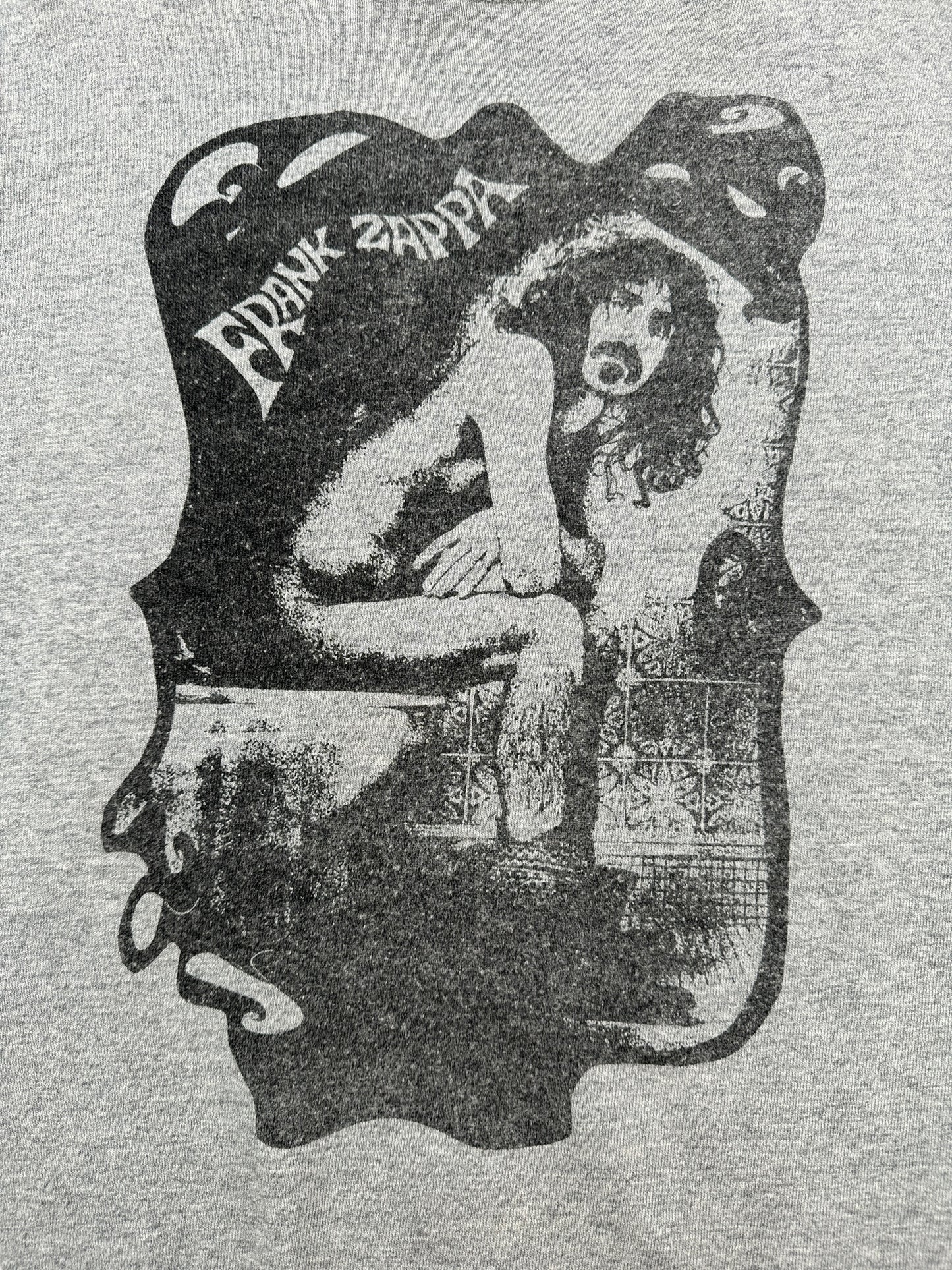 Graphic on Vintage Frank Zappa Crewneck SZ XL