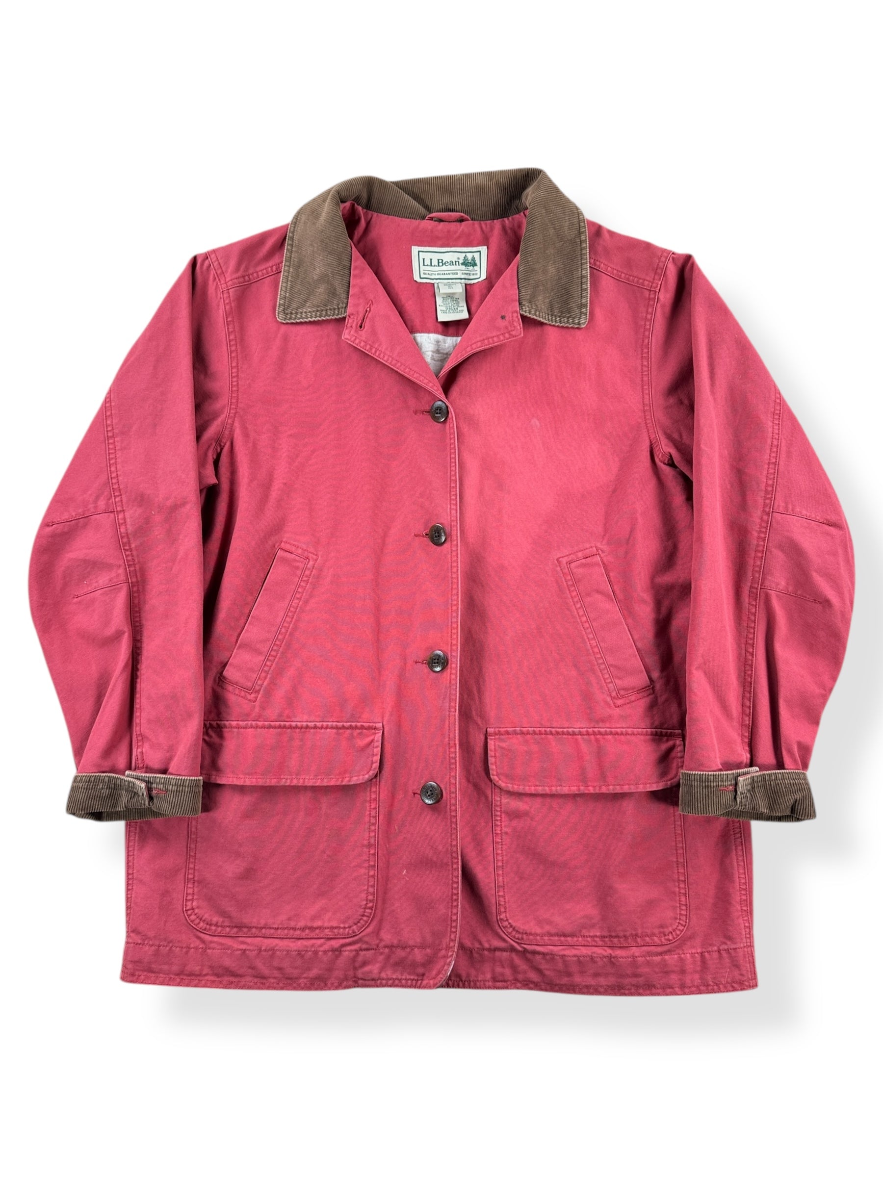 Front of LL Bean Womens Barn Coat SZ XL