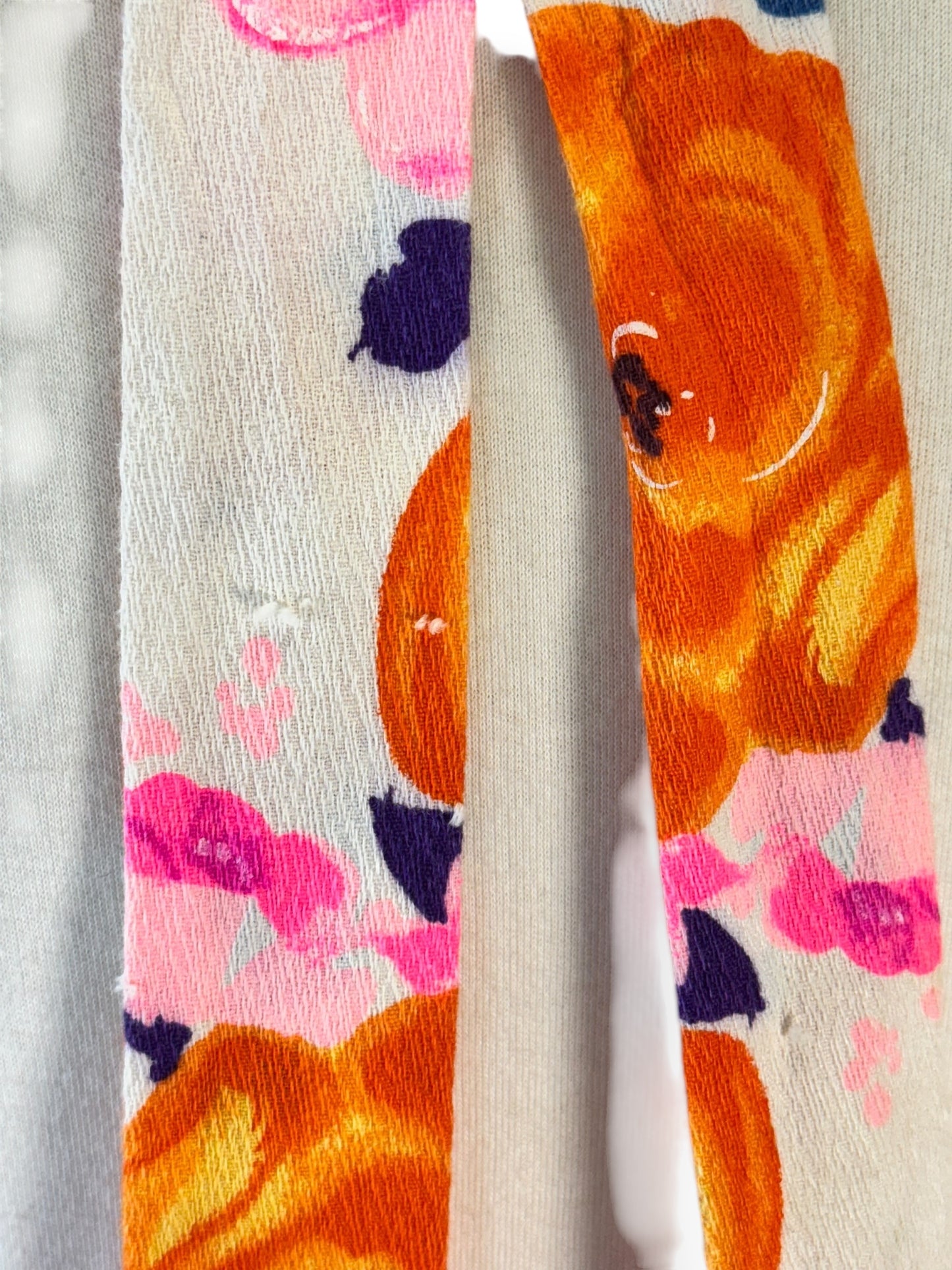 Small hole on tie 1960s Handmade Halter Aloha Maxi Dress S