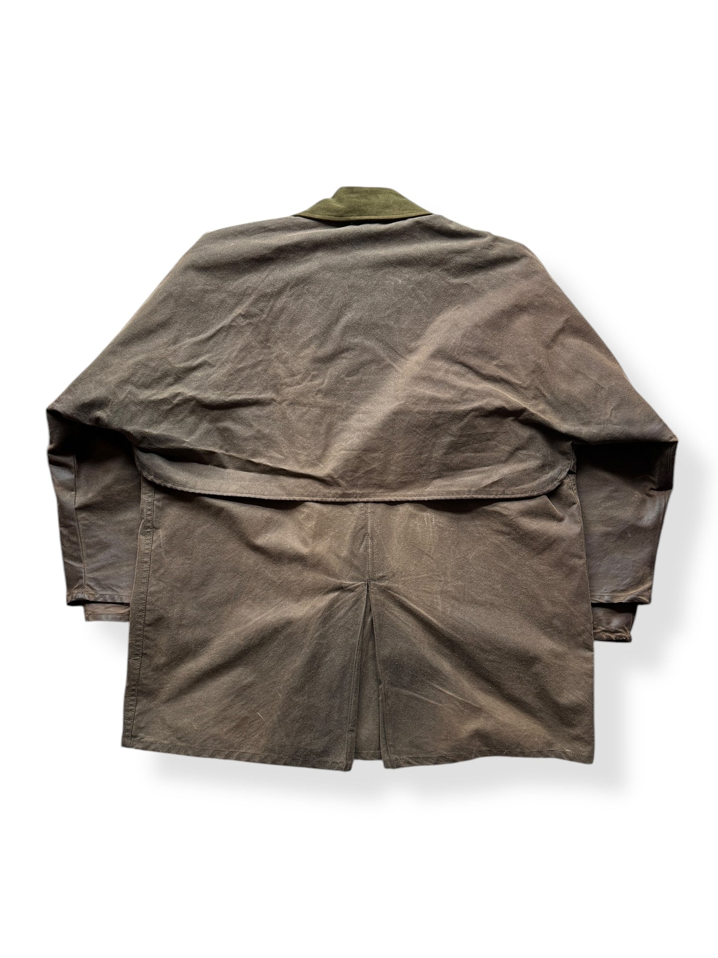 Back of Filson Tin Cloth Packer SZ L