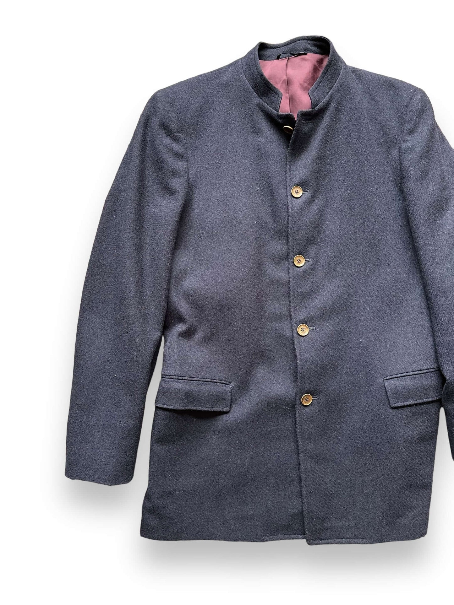 Front Right View of Vintage Renberg The Boys' Shop Wool Jacket SZ 38 | Vintage Wool Jacket Seattle | Seattle Vintage Clothing