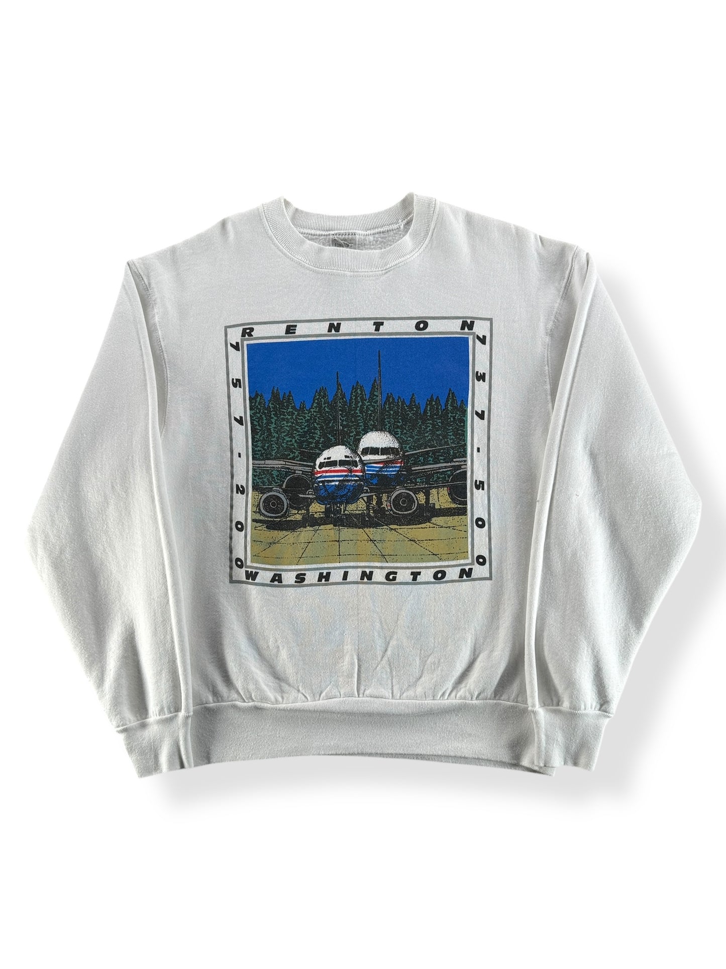 Front of Vintage Renton 757 Crewneck SZ M