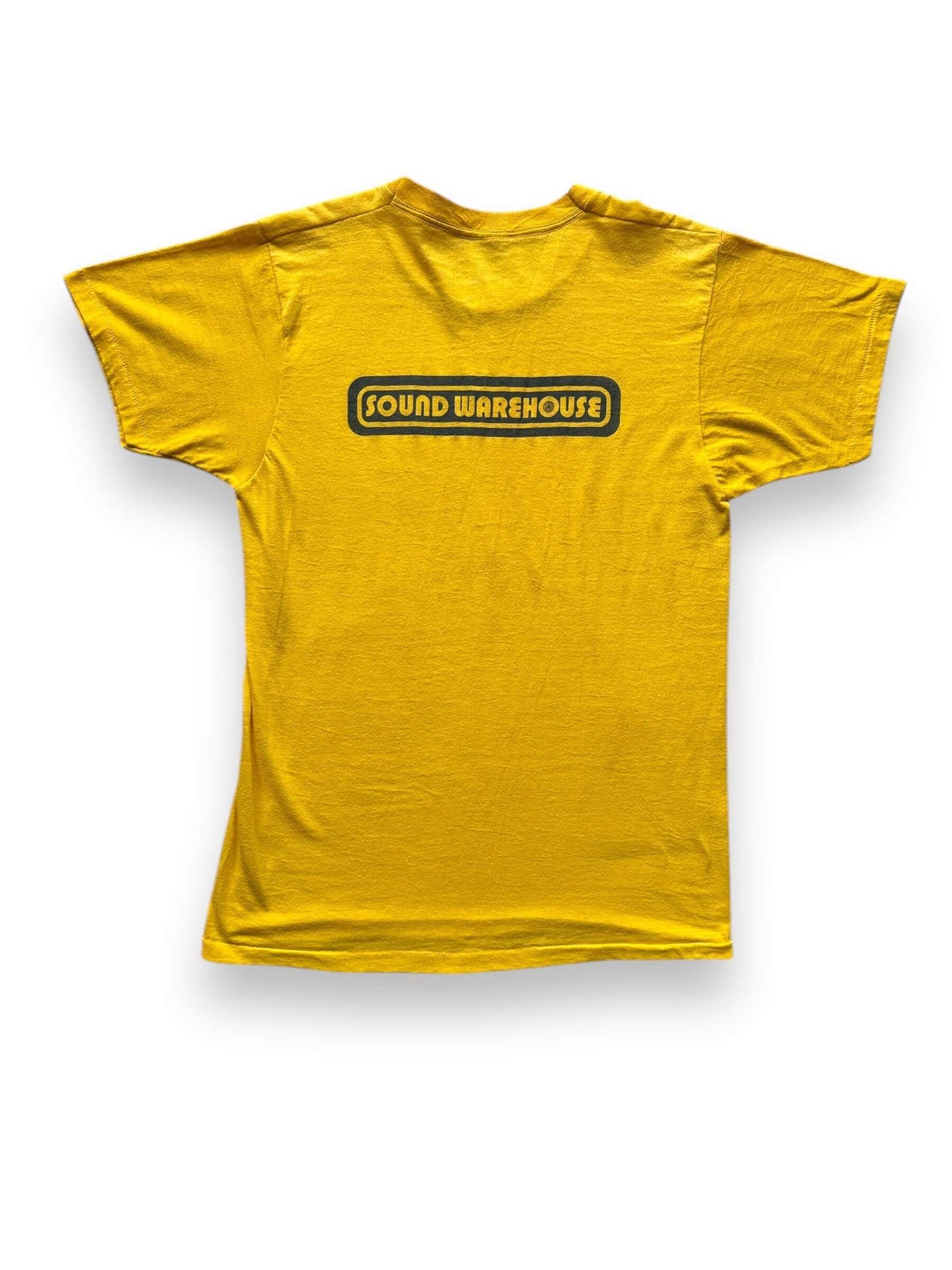 back of Vintage 1979 BeeGees Record Store Employee Exclusive Band Tee SZ M