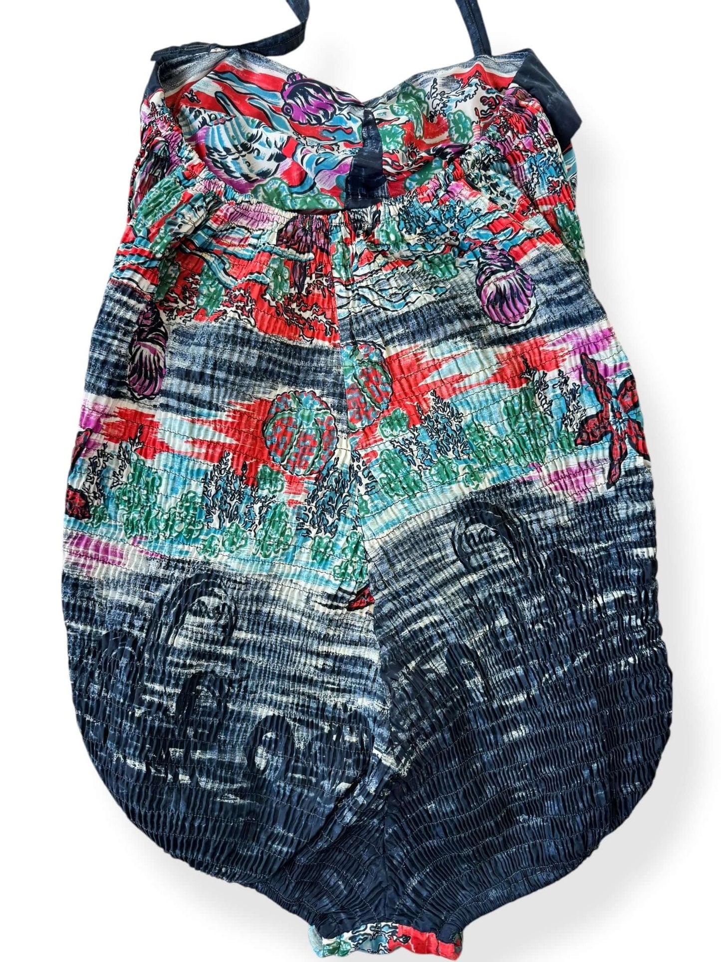 back view of 1960s Miss Hawaii Playsuit M-L