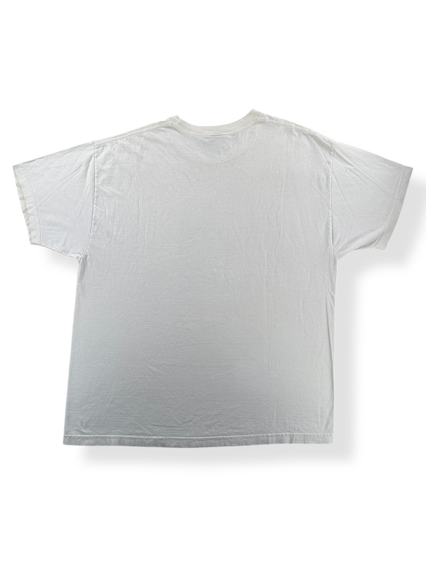 Back of Rare Filson Employees Only “Mackinaw Massacre” Tee SZ XL