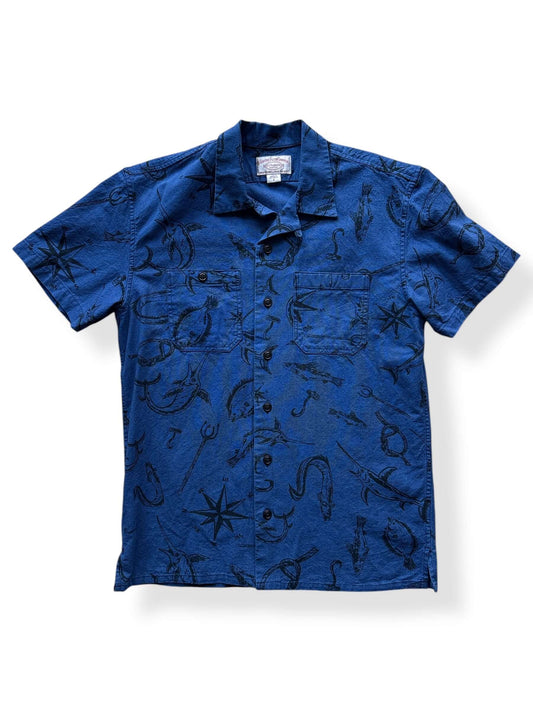 Front of Filson Short Sleeve Fishing Camp Shirt SZ S