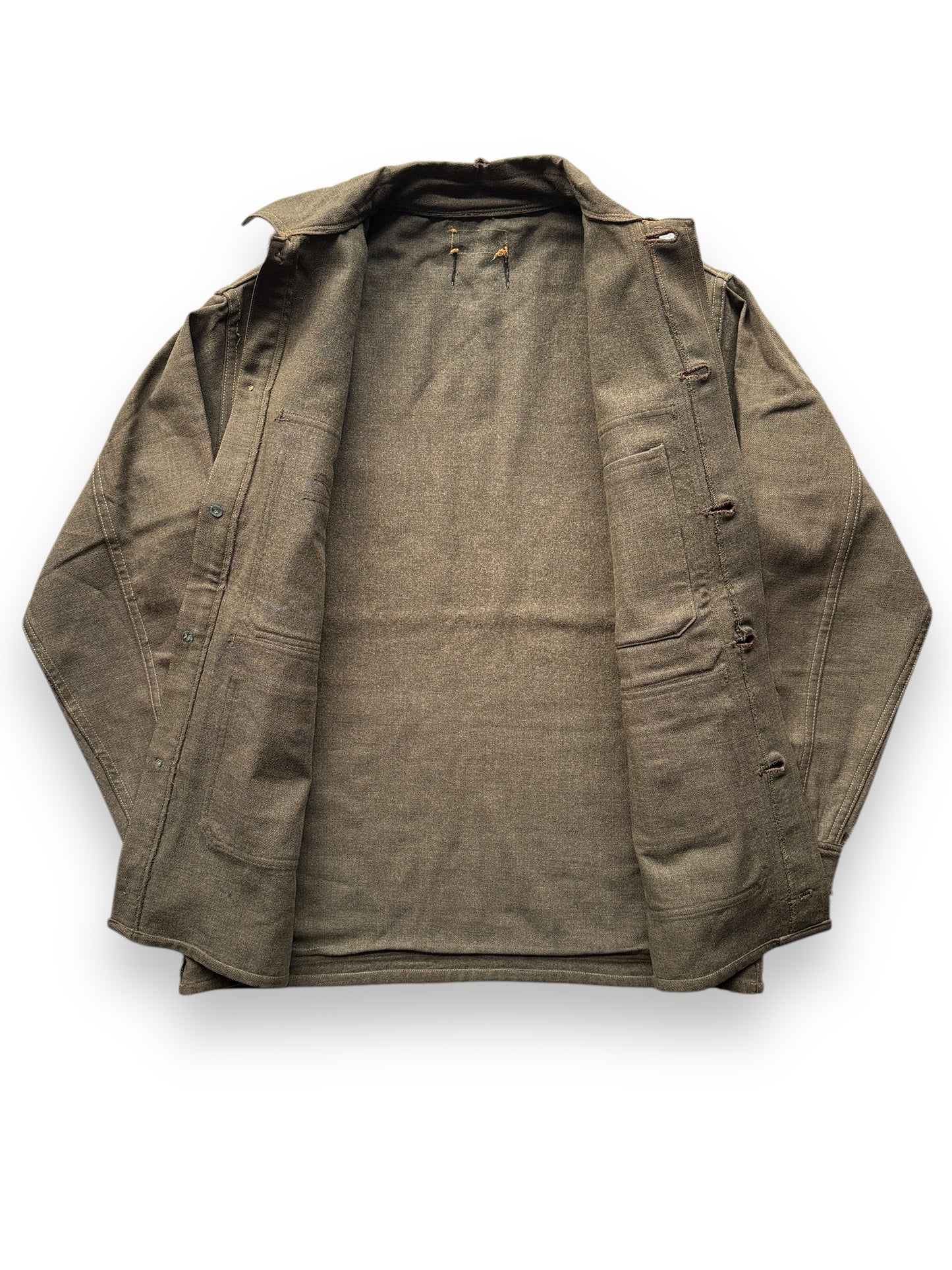 inside of Vintage No Tag Filson Union Made Whipcord Cruiser SZ 44