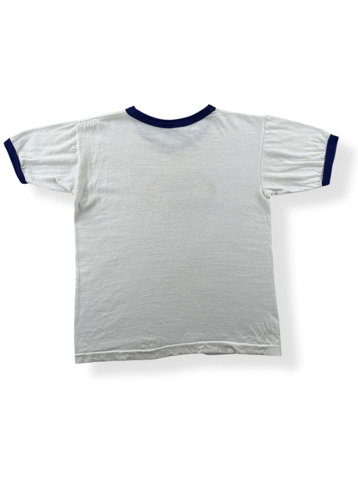 Back of Vintage 1980 Kids Aerobatic Ringer Tee SZ XS