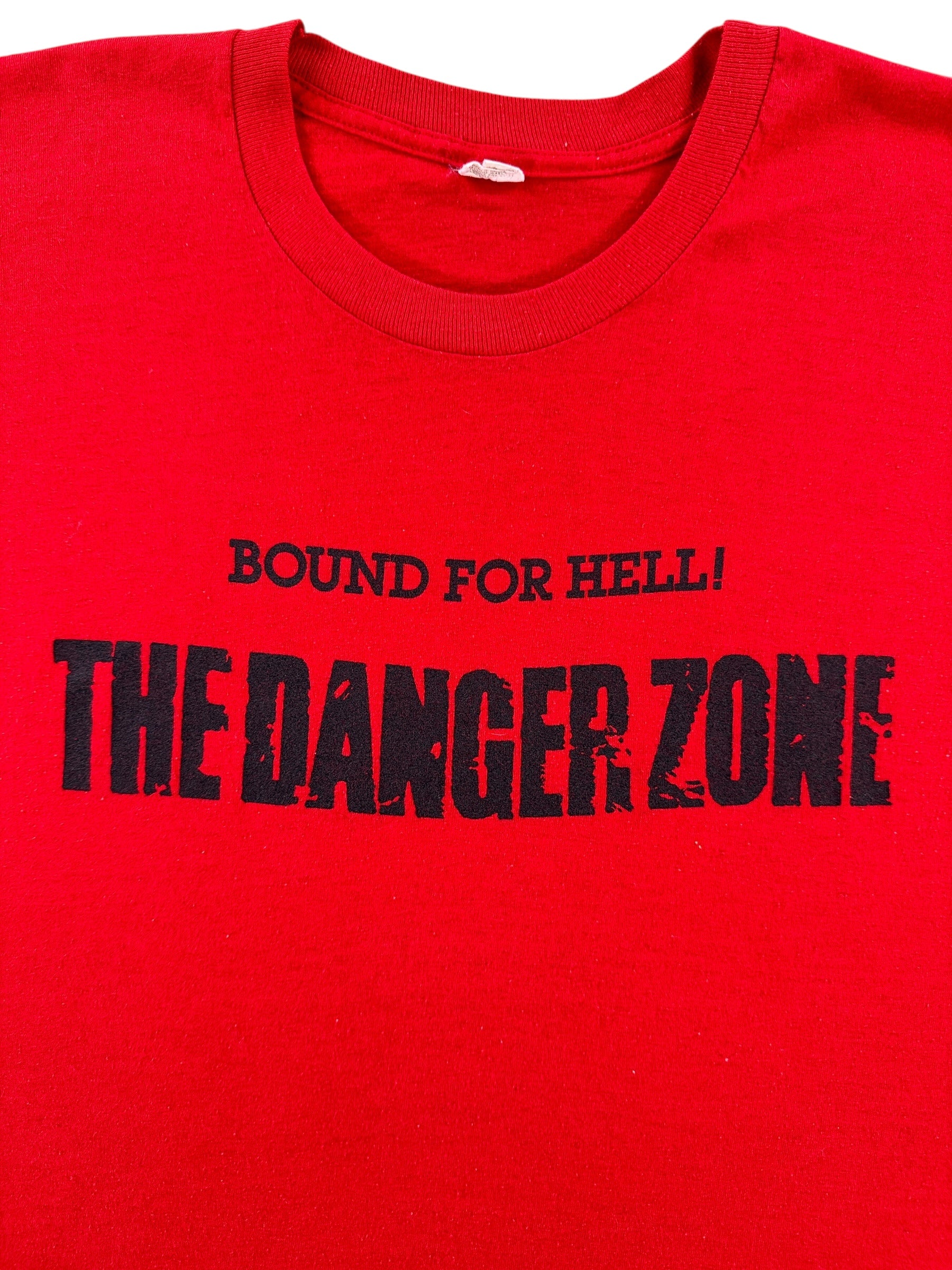 Graphic on Vintage Danger Zone Tee SZ M