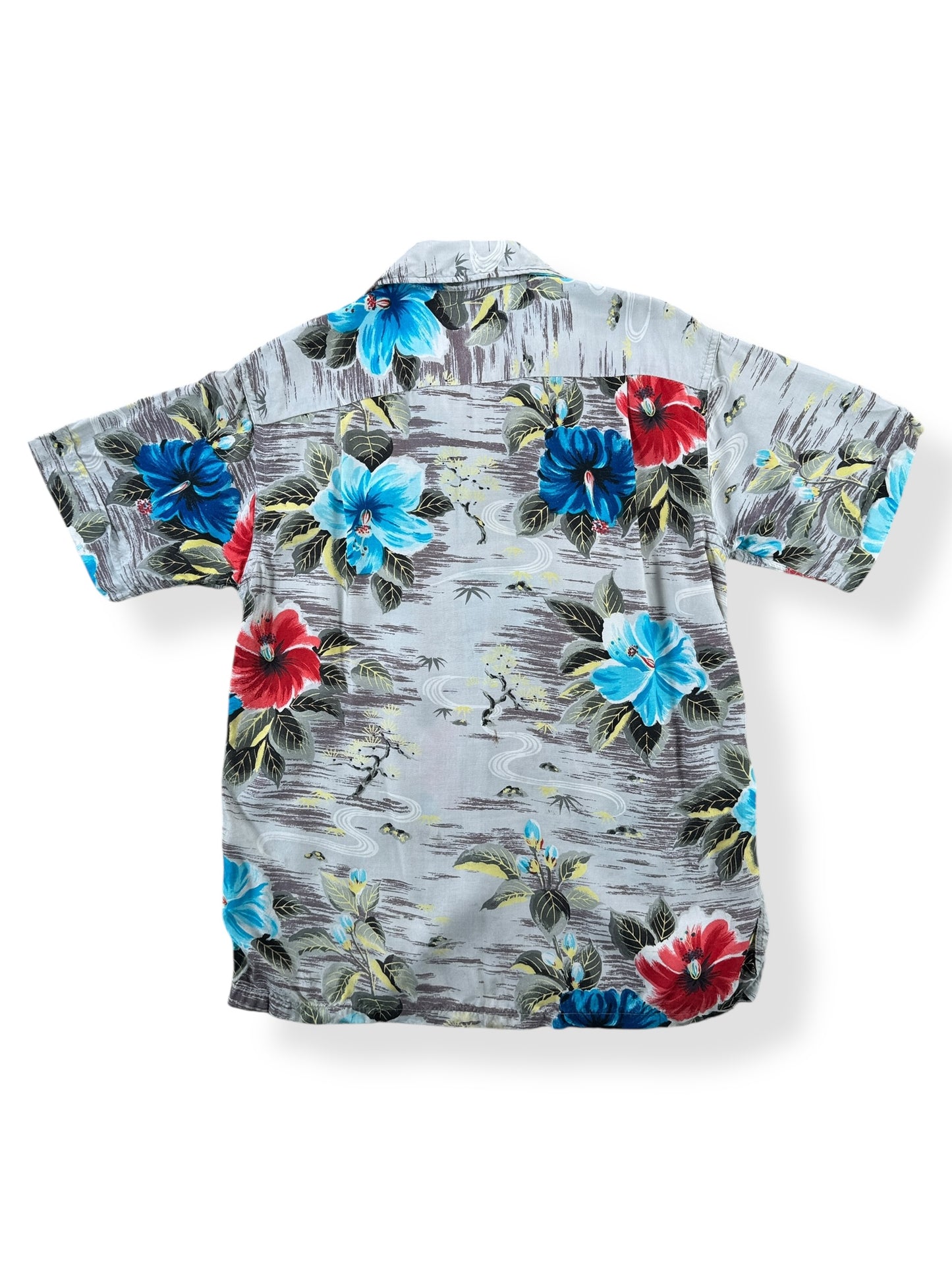 Back of Vintage Penney's Ladies Aloha Top SZ 12
