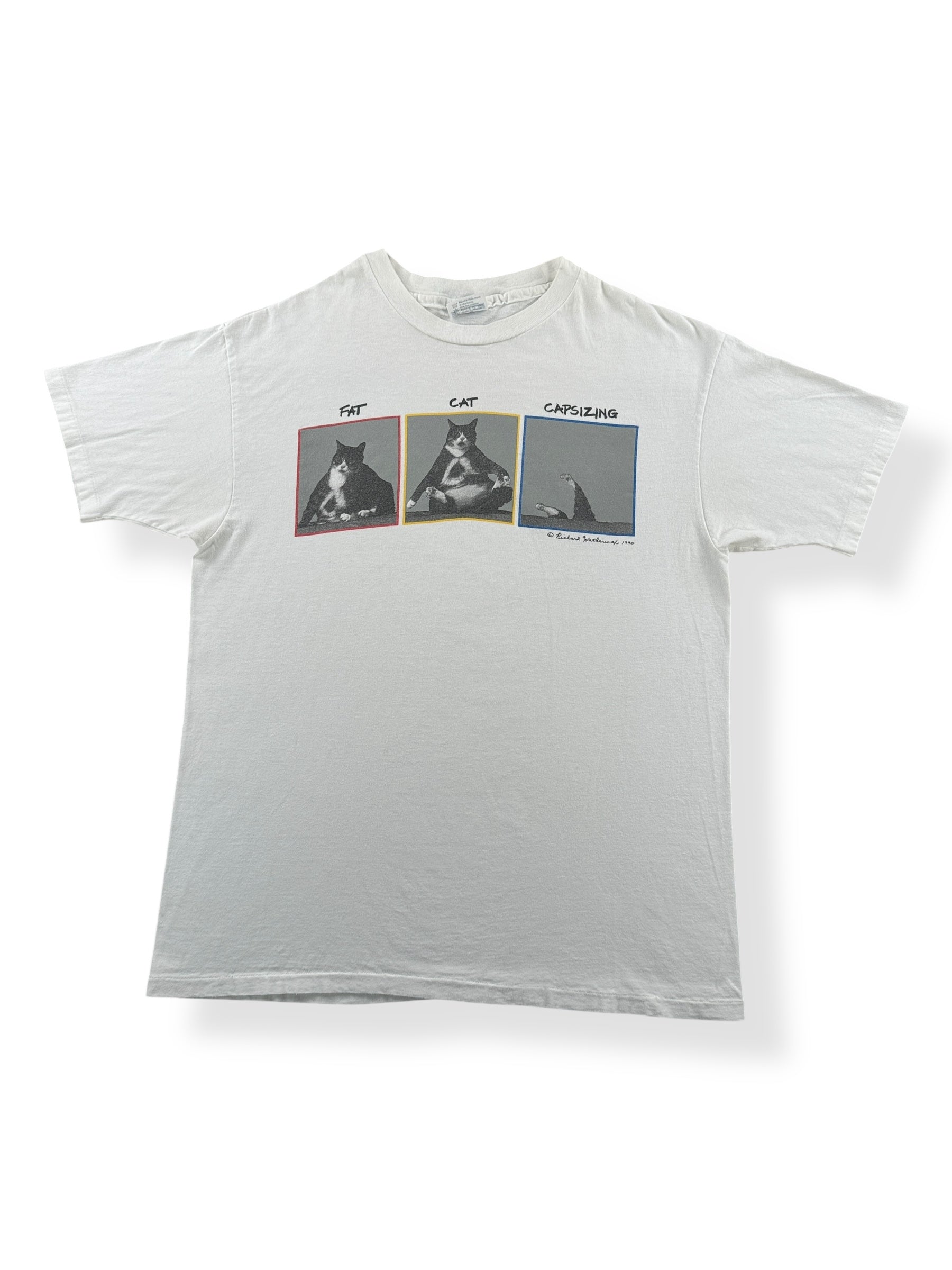 Front of Vintage Fat Cat Tee SZ L