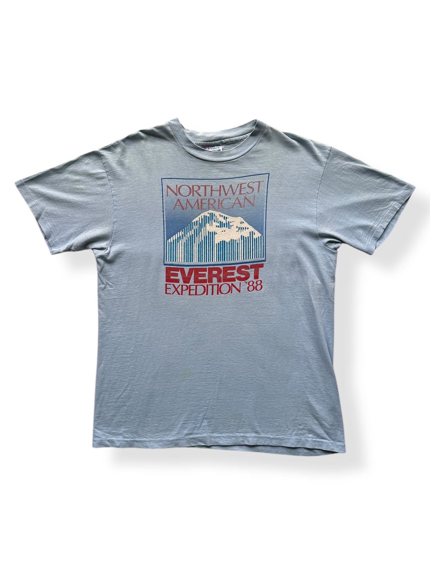 Front of Vintage 1988 Northwest American Everest Expedition Tee SZ L