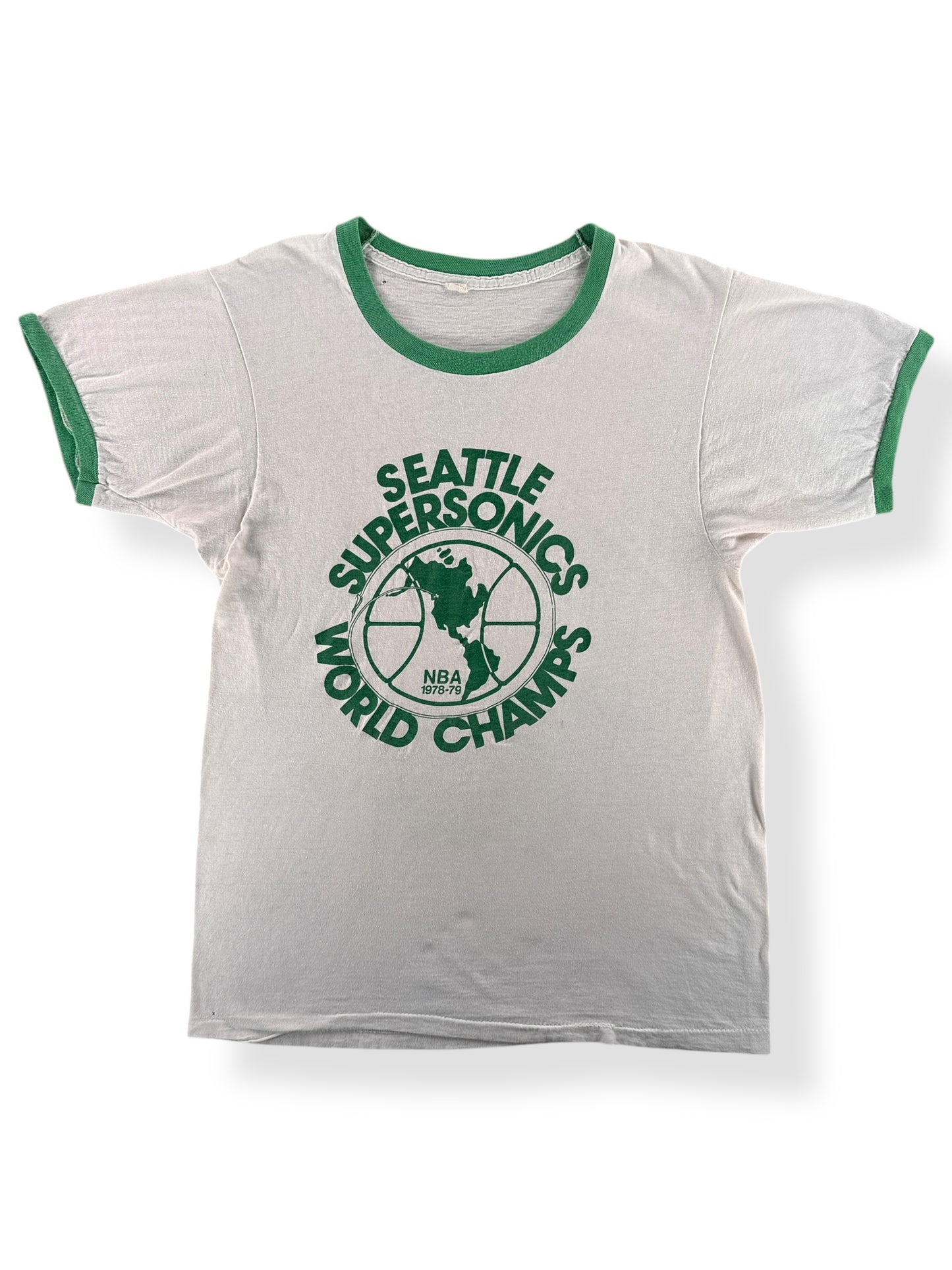 Front of Vintage Sonics World Champs '79 Ringer Tee SZ S