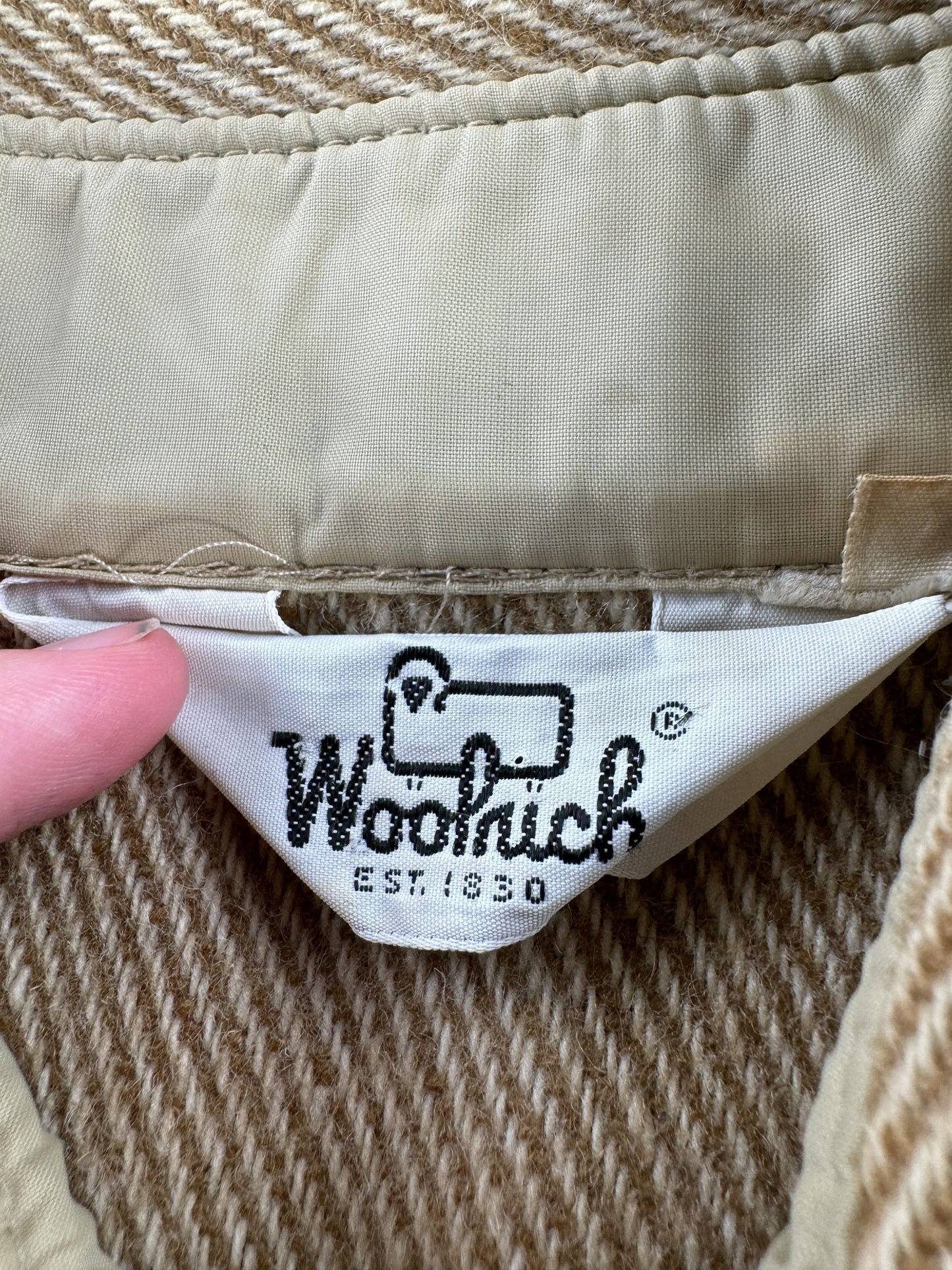 Tag on Vintage Woolrich Halibut Cape Coat SZ L