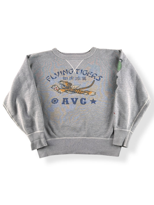 Front of Modern Buzz Rickson Flying Tigers Single V Sweatshirt SZ M