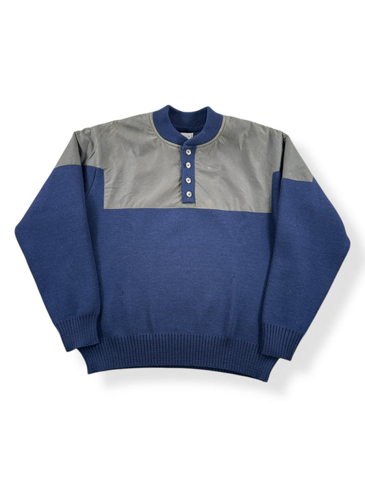 Front of Filson Henley Guide Sweater SZ L AS IS