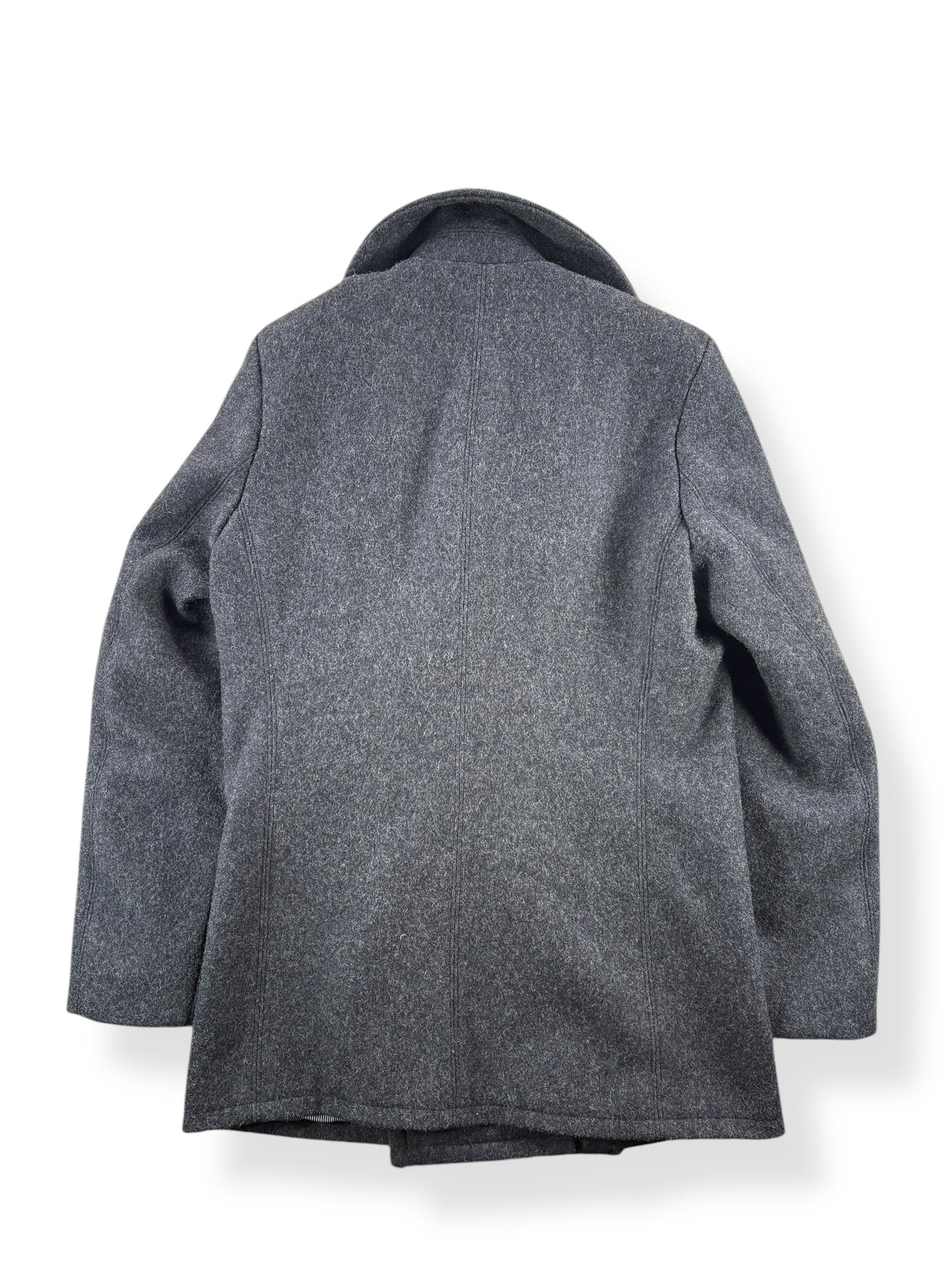 Back of Modern Schott Bros Pea Coat SZ S