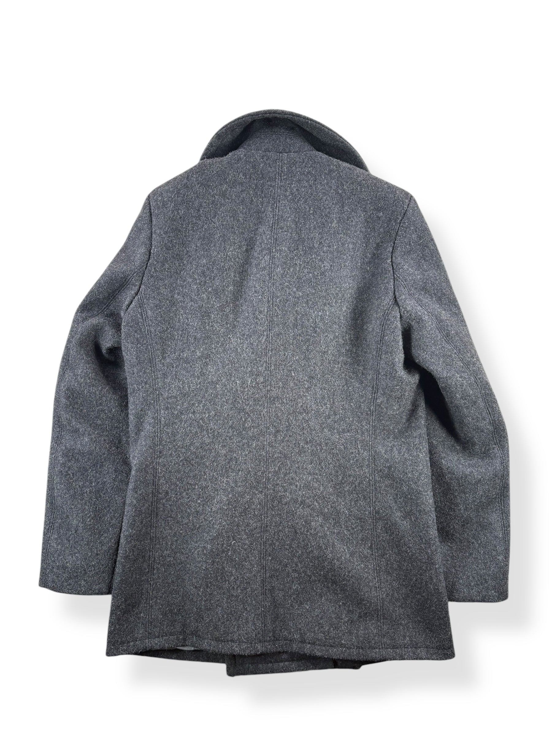 Back of Modern Schott Bros Pea Coat SZ S