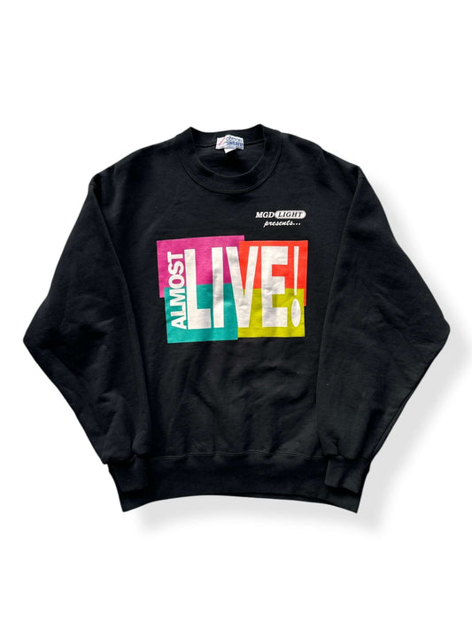 Front of Vintage Almost Live Crewneck SZ L