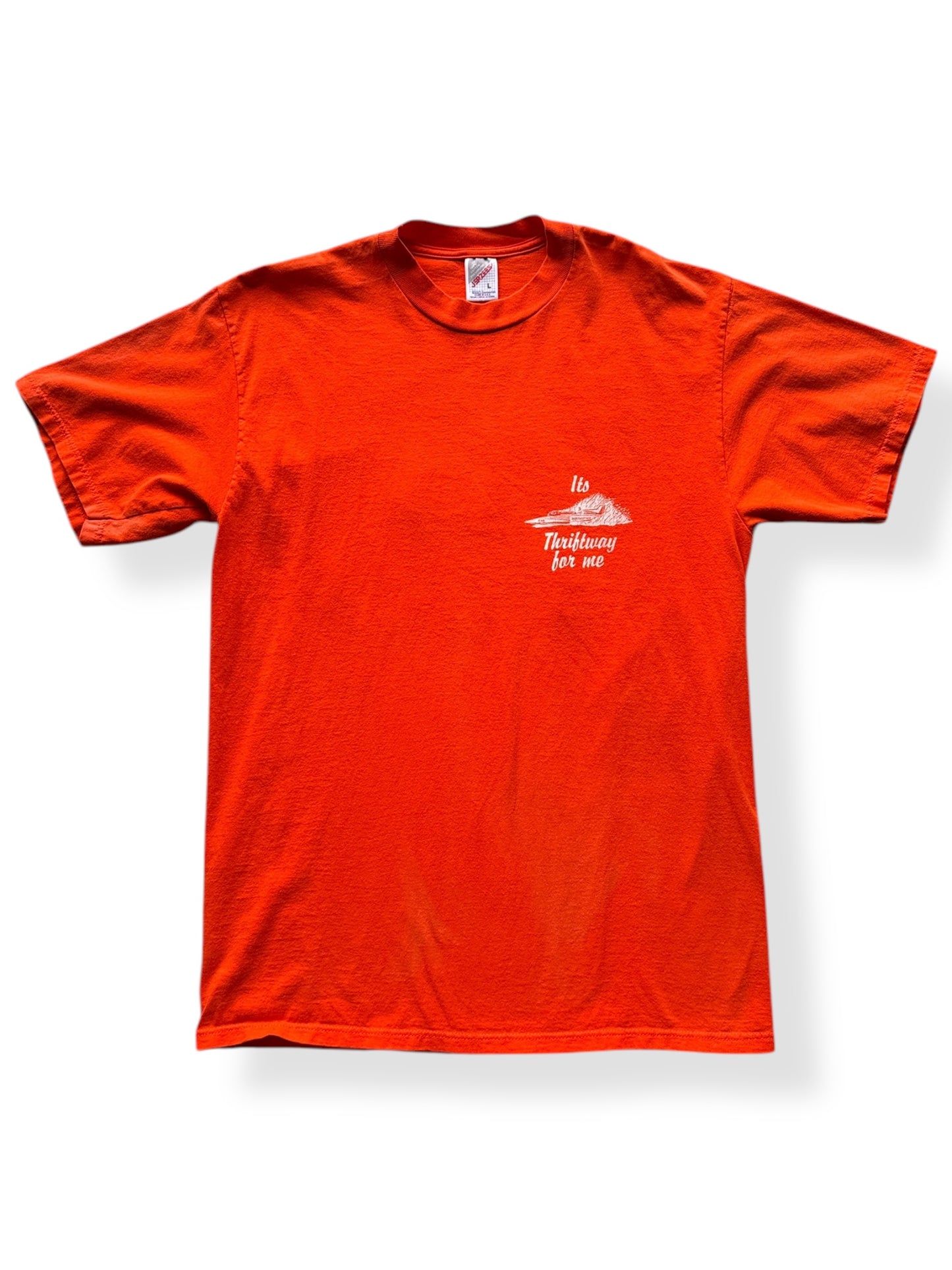 Front of Vintage Miss Thriftway Tee SZ L