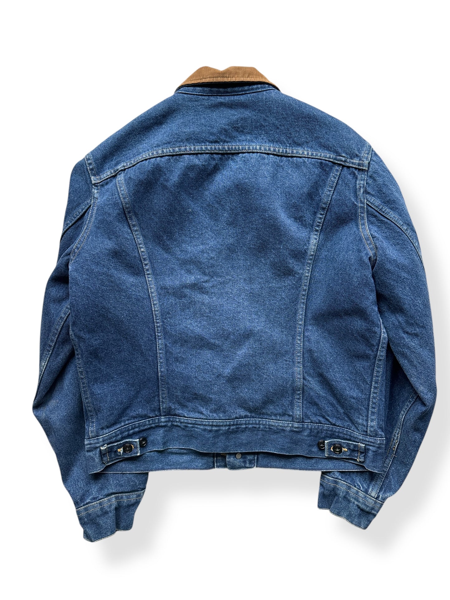 Back of Vintage 80s Era Union Made Lee Storm Rider SZ 42L