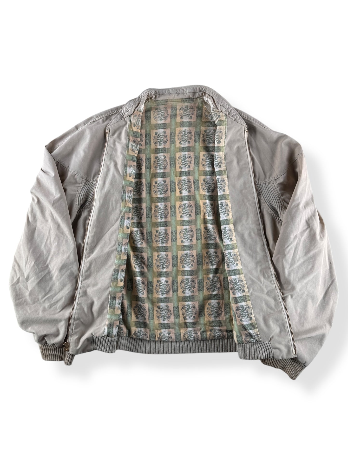 Inside of Vintage Bomber Windbreaker SZ XL