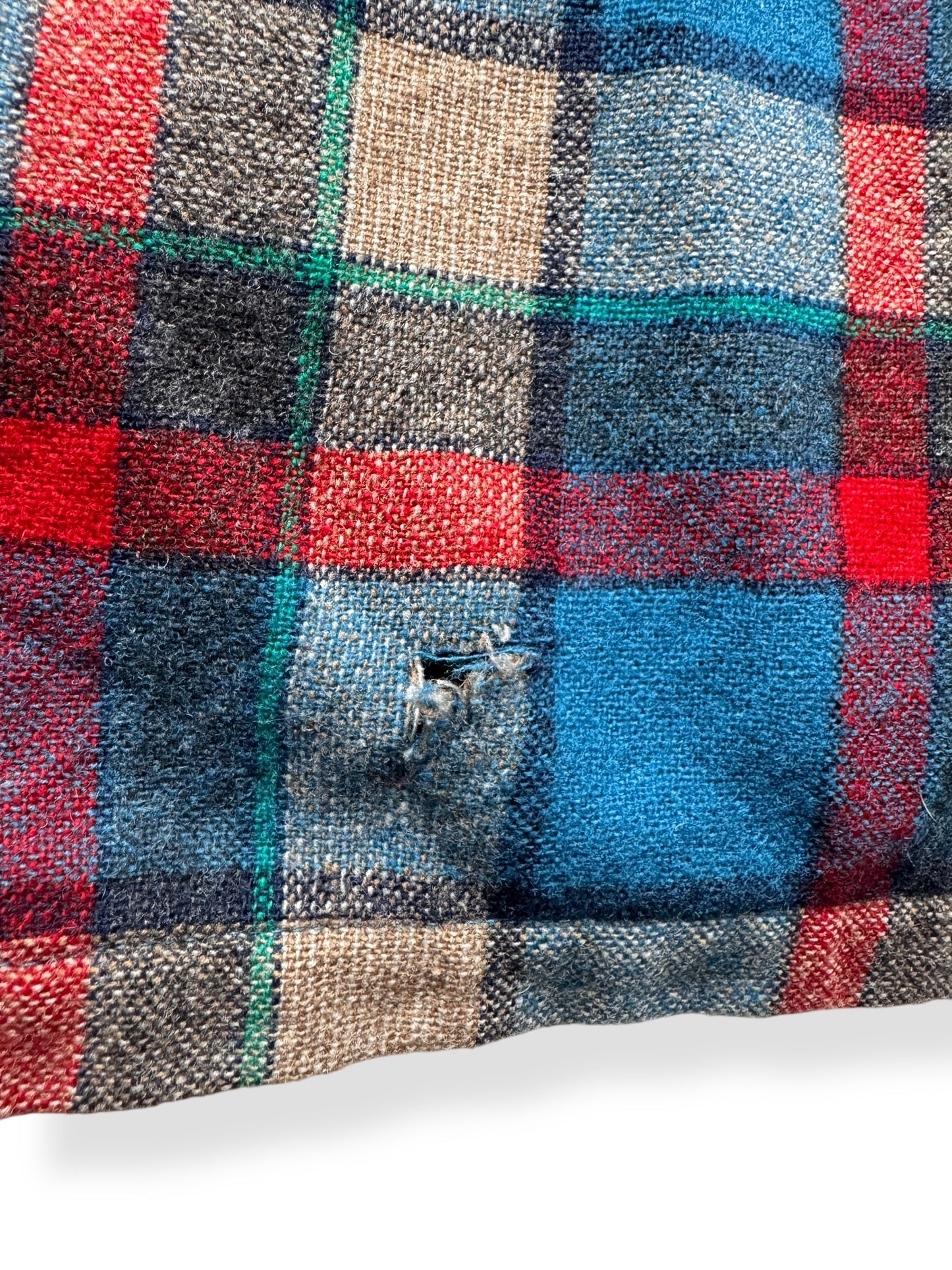 Rip on Vintage Pendleton Blue and Red Board Shirt SZ XL
