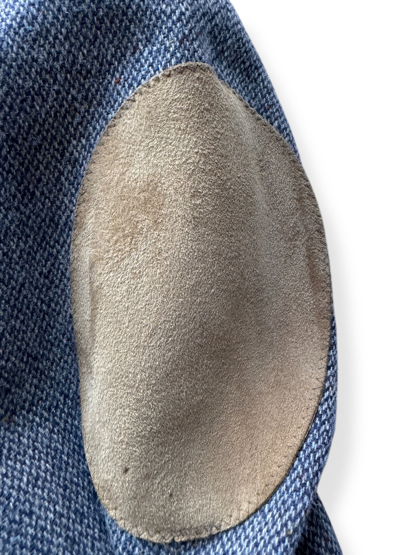 Elbow Patch on Stewart County Wool Blazer SZ L