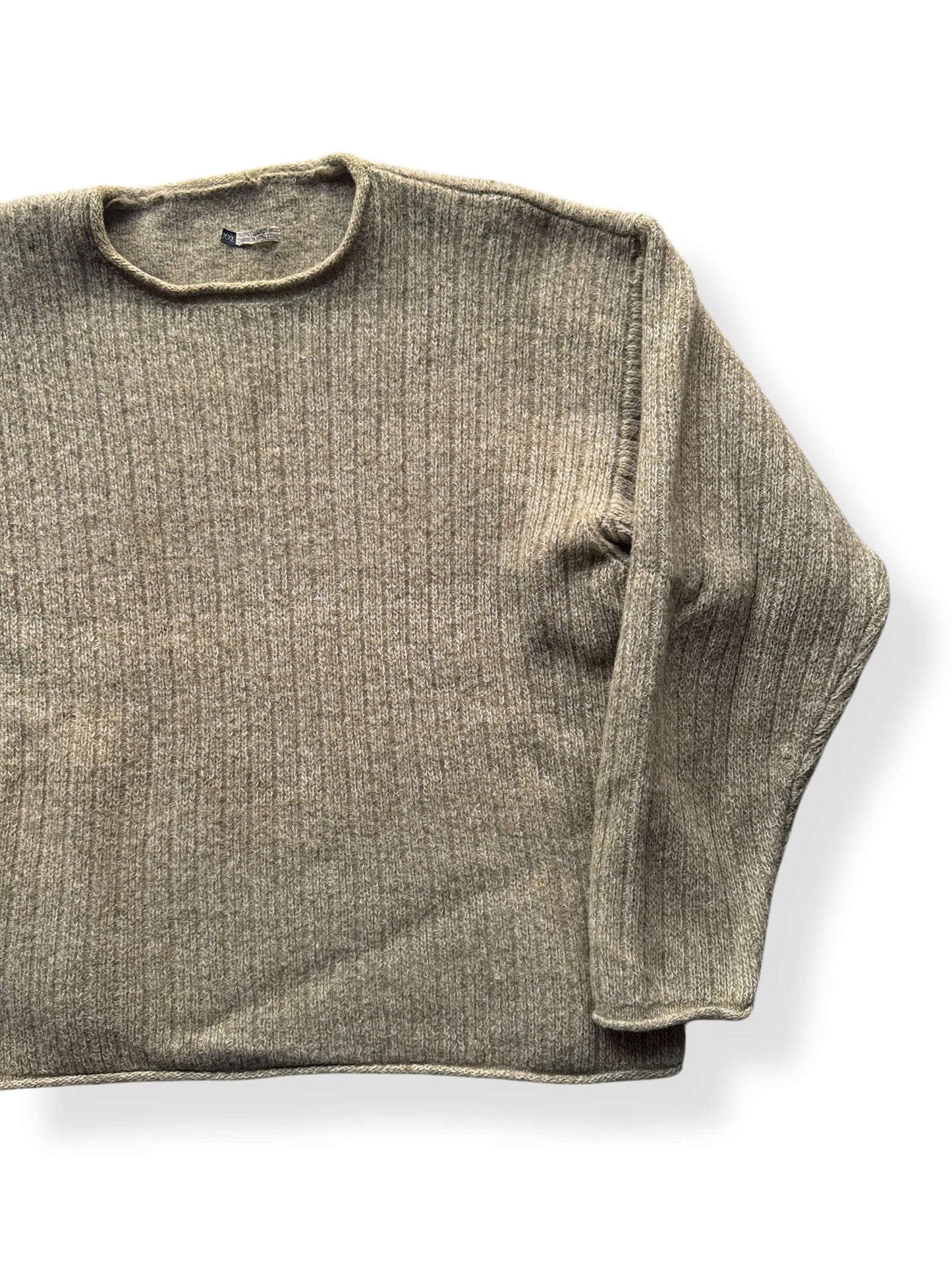 Front Left of Shetland Wool Sweater SZ L