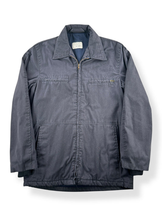 Front of Vintage USN Utility Jacket Dark Blue SZ 36L