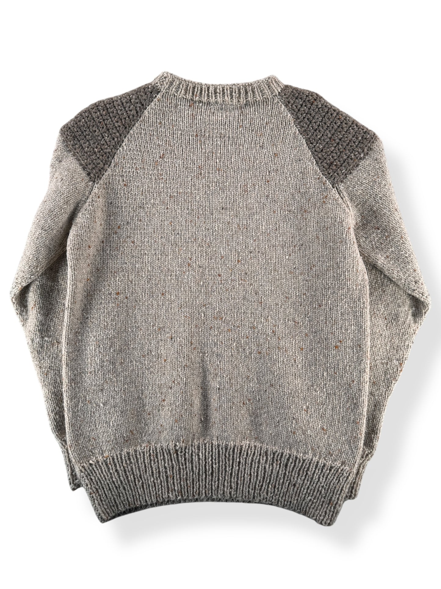 Back of Vintage Lagg Rag Irish Wool Sweater SZ M