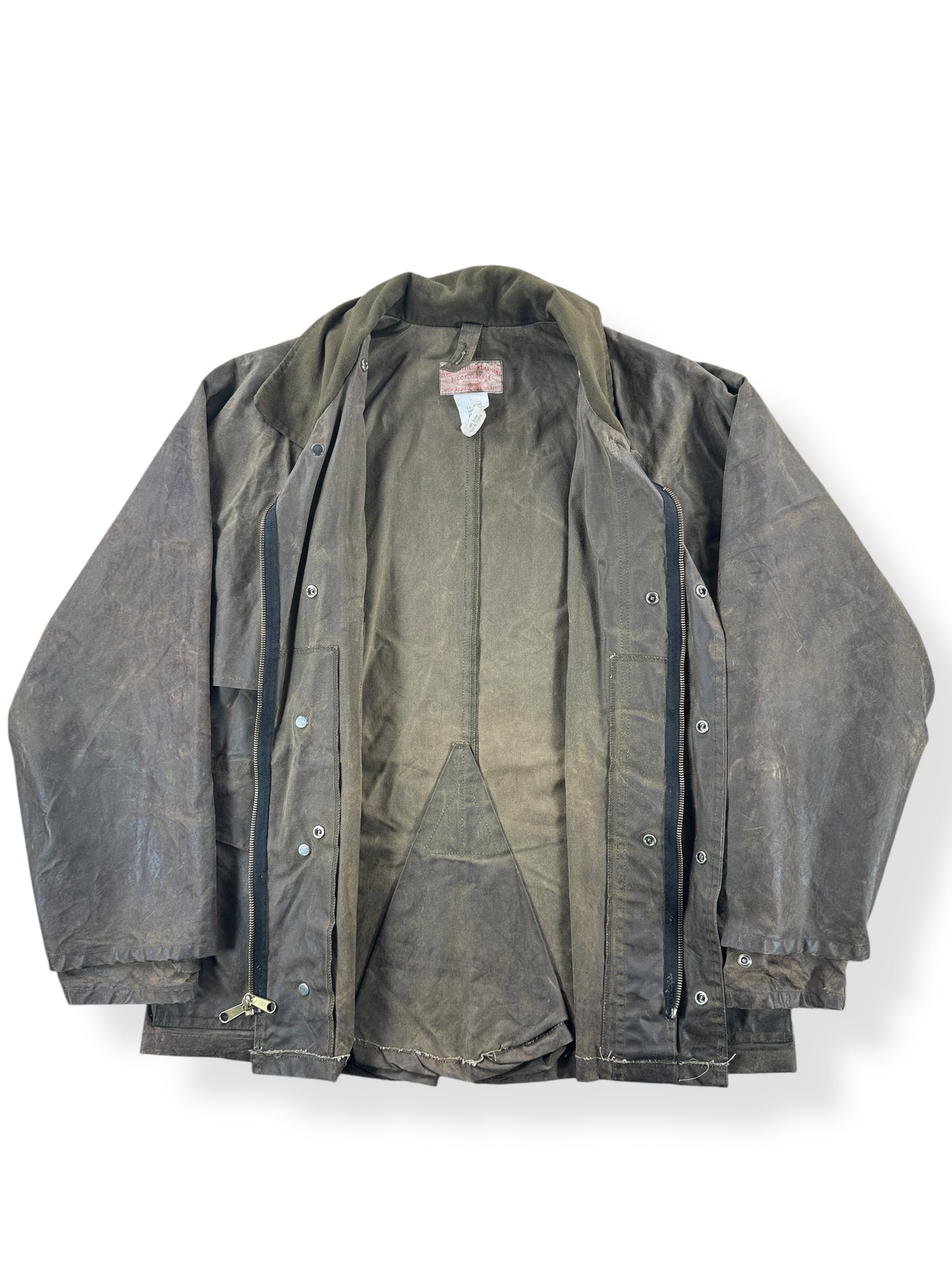 Inside of Vintage Filson Shelter Cloth Packer Coat SZ 40
