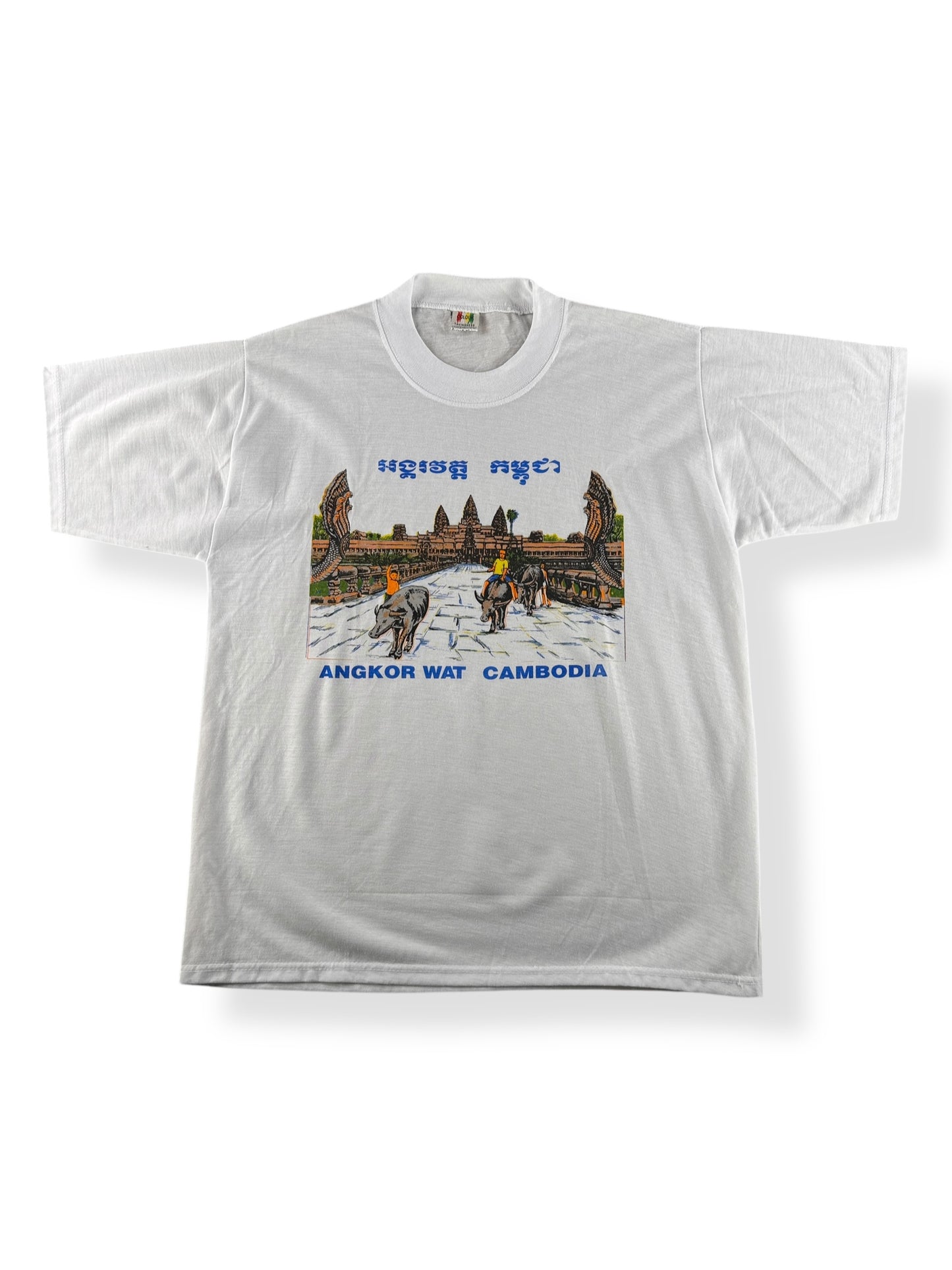 Front of Vintage Angkor Wat Souvenir Tee SZ L