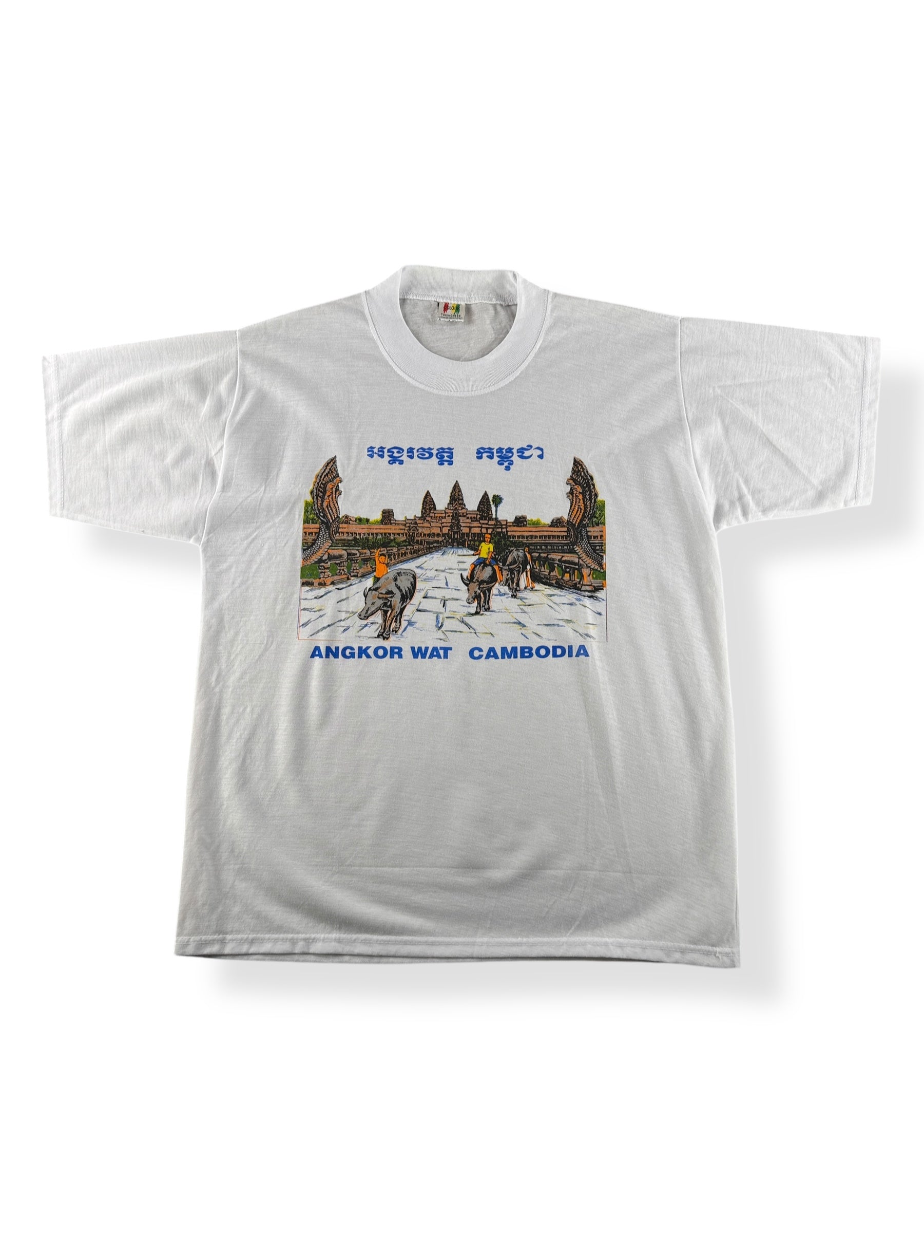 Front of Vintage Angkor Wat Souvenir Tee SZ L