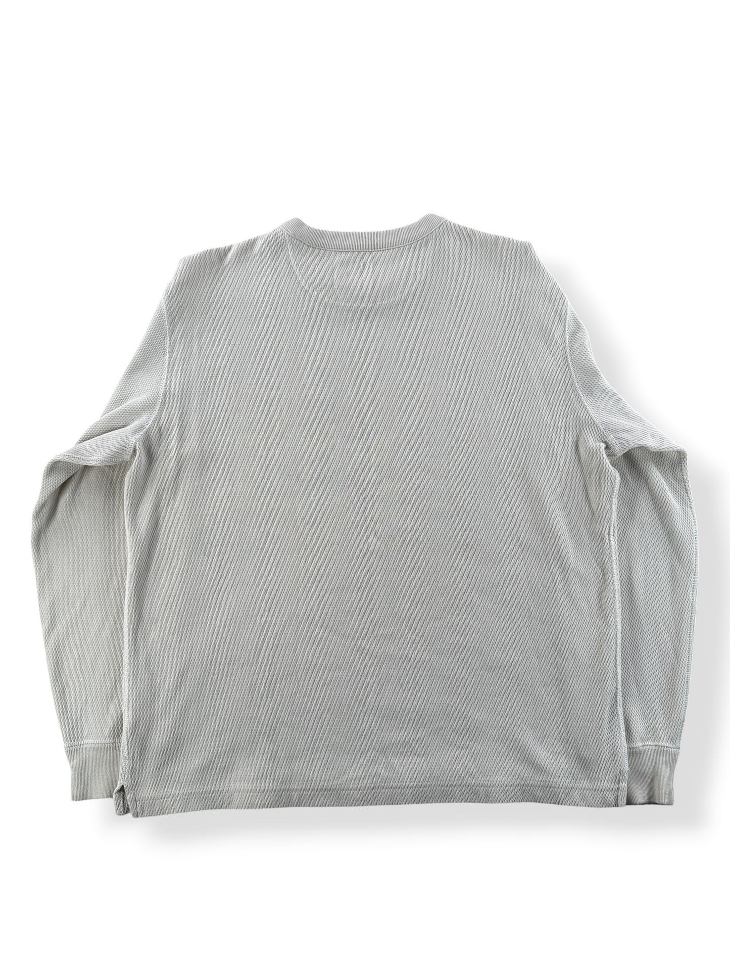 Back of Filson Waffle Knit Thermal Crewneck SZ L