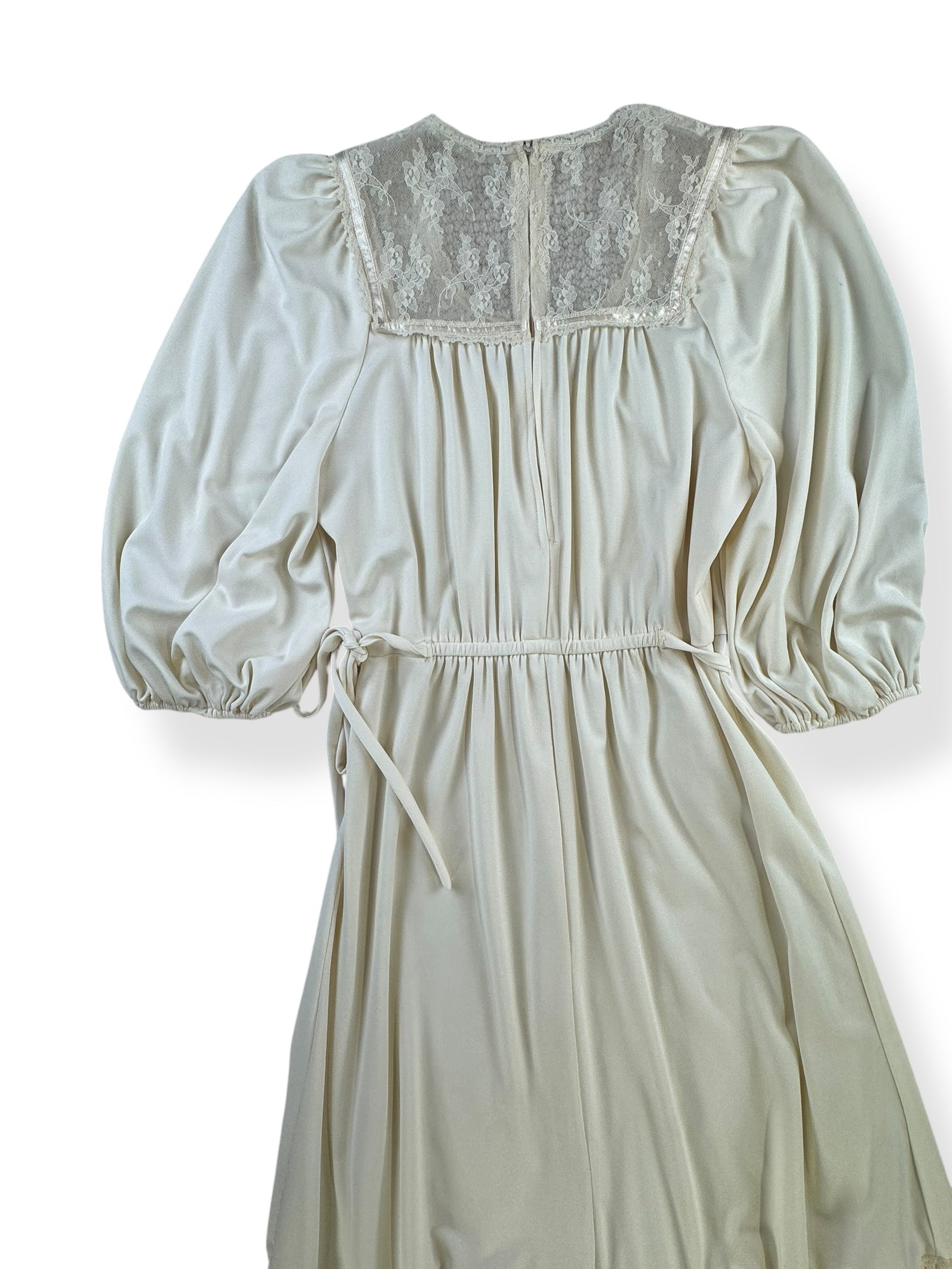 Back view of 1970s Gunne-like Dress S